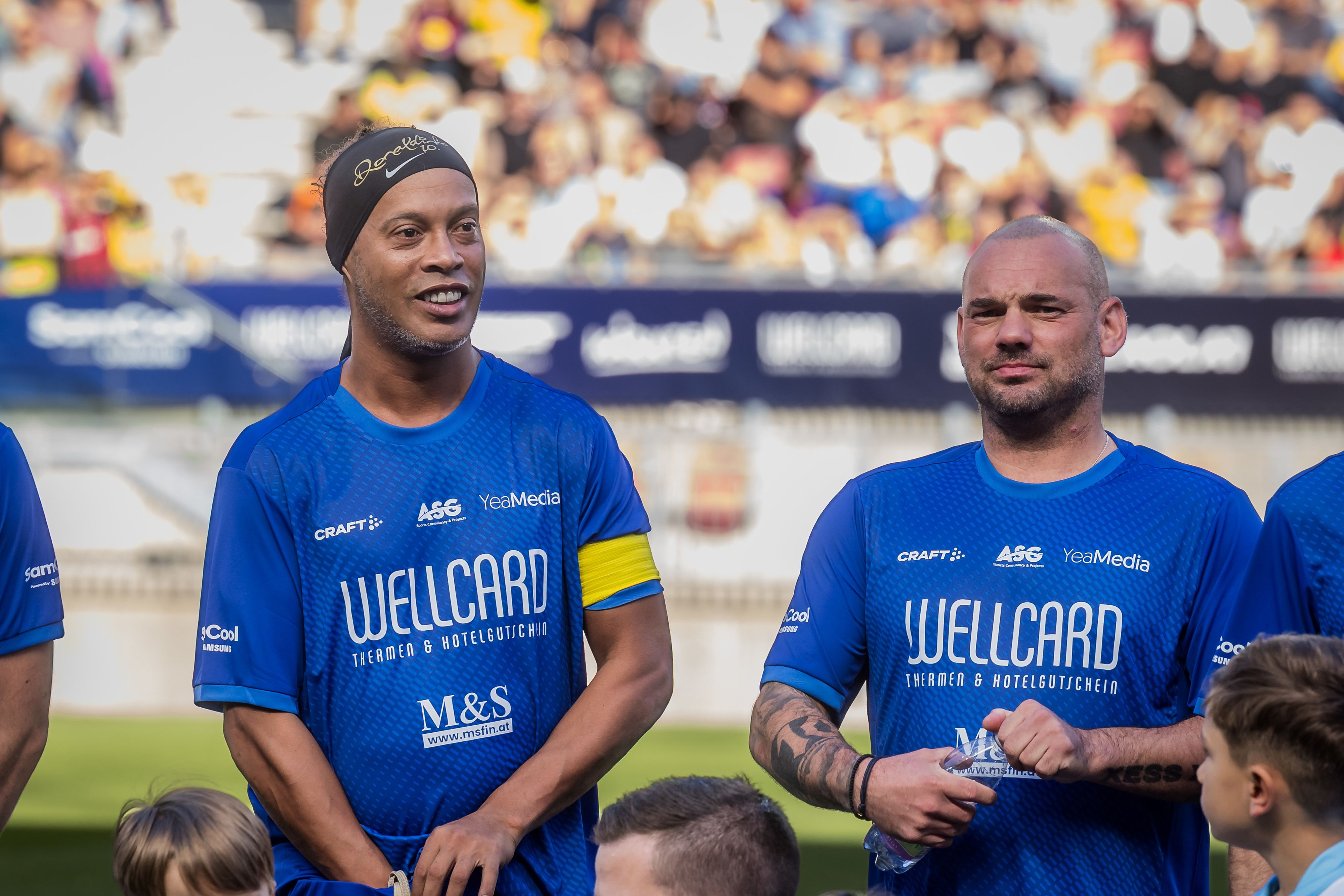Ronaldinho und Wesley Sneijder.
