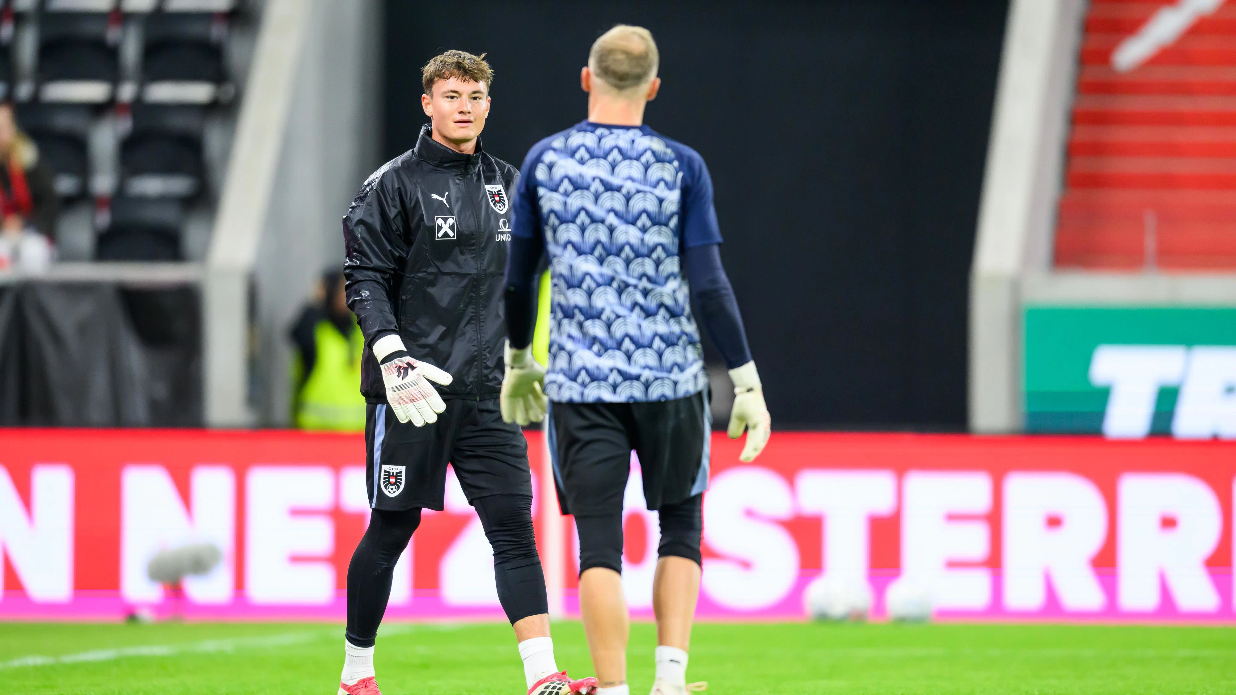 LINZ,AUSTRIA,24.SEP.26 - SOCCER - UEFA Nations League, group stage, OEFB international match, Austria vs Israel. Image shows Lukas Jungwirth (AUT) during warm-up. Photo: GEPA pictures/ Daniela Moser