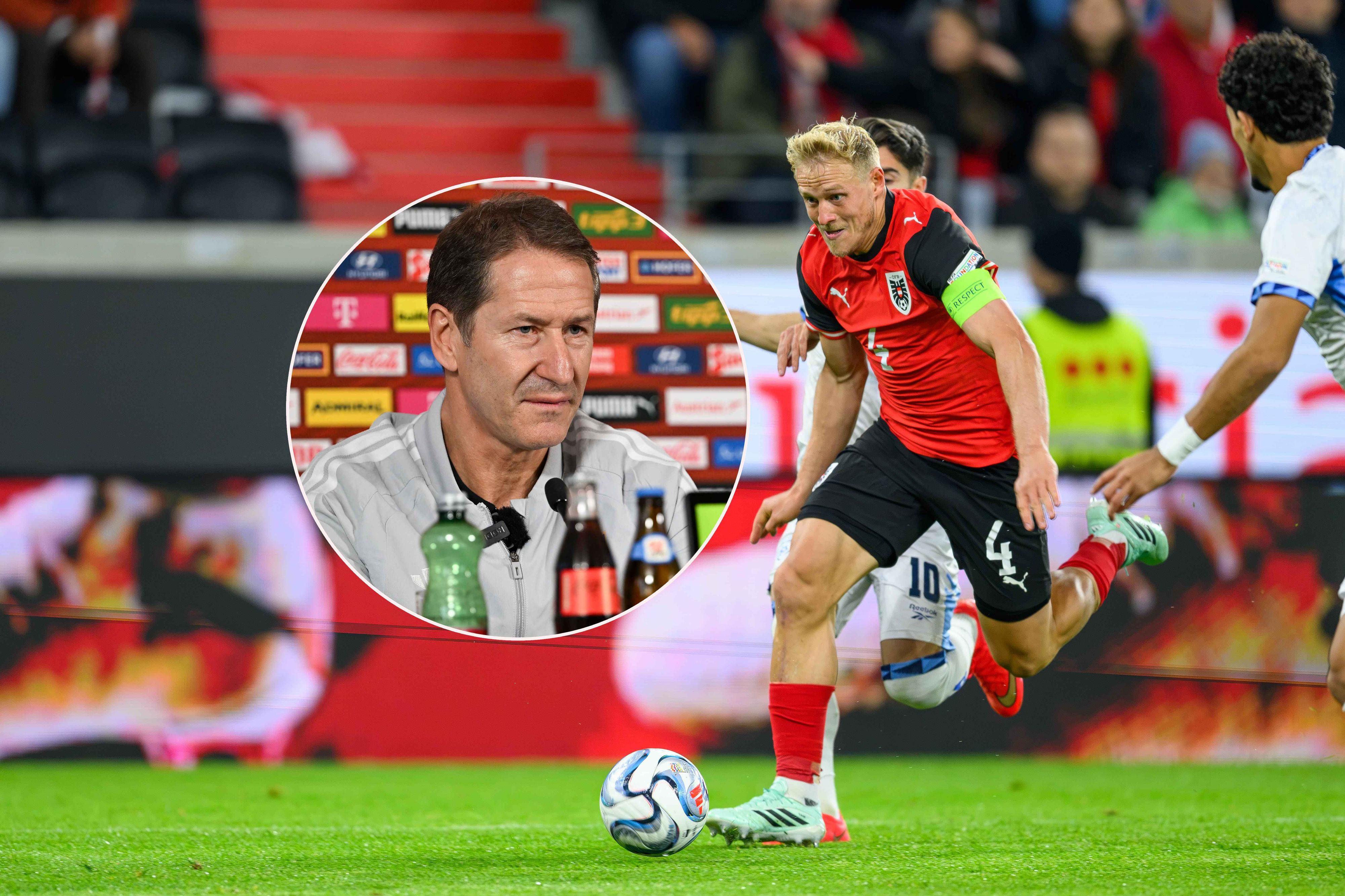 Xaver Schlager ist gegen Ex-Trainer Franco Foda gefordert.