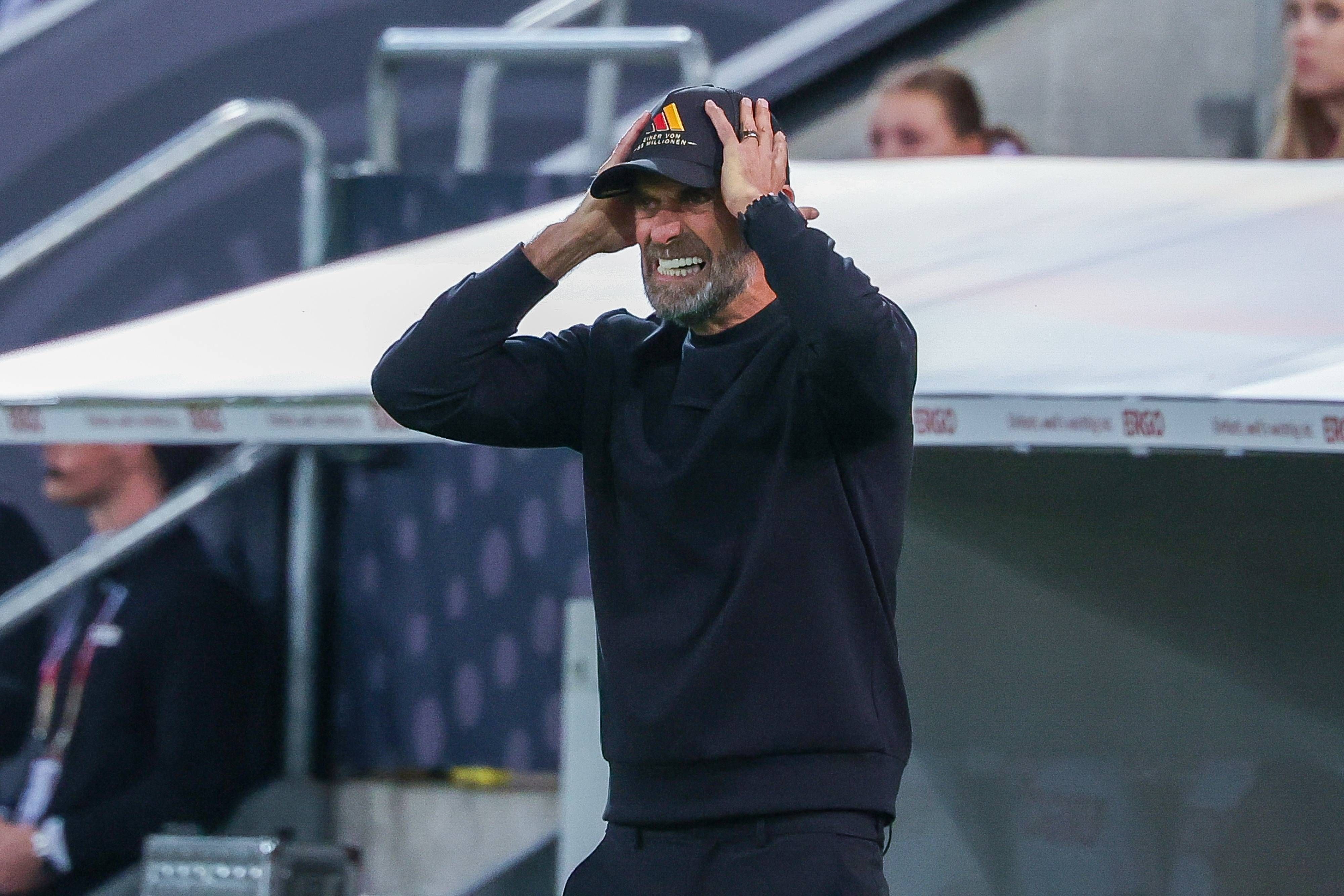 Jürgen Klopp war nach dem 0:1 fassungslos. 