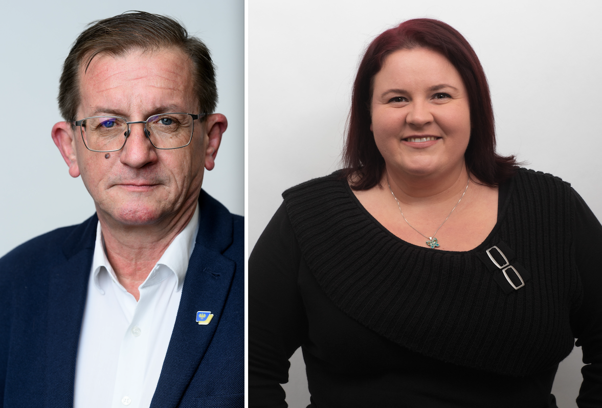 FPÖ Gänserndorf Bezirksparteiobmann Dieter Dorner und FPÖ Strasshof StR Sabine Kienberger