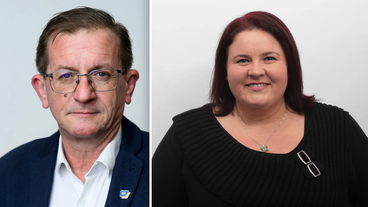 FPÖ Gänserndorf Bezirksparteiobmann Dieter Dorner und FPÖ Strasshof StR Sabine Kienberger