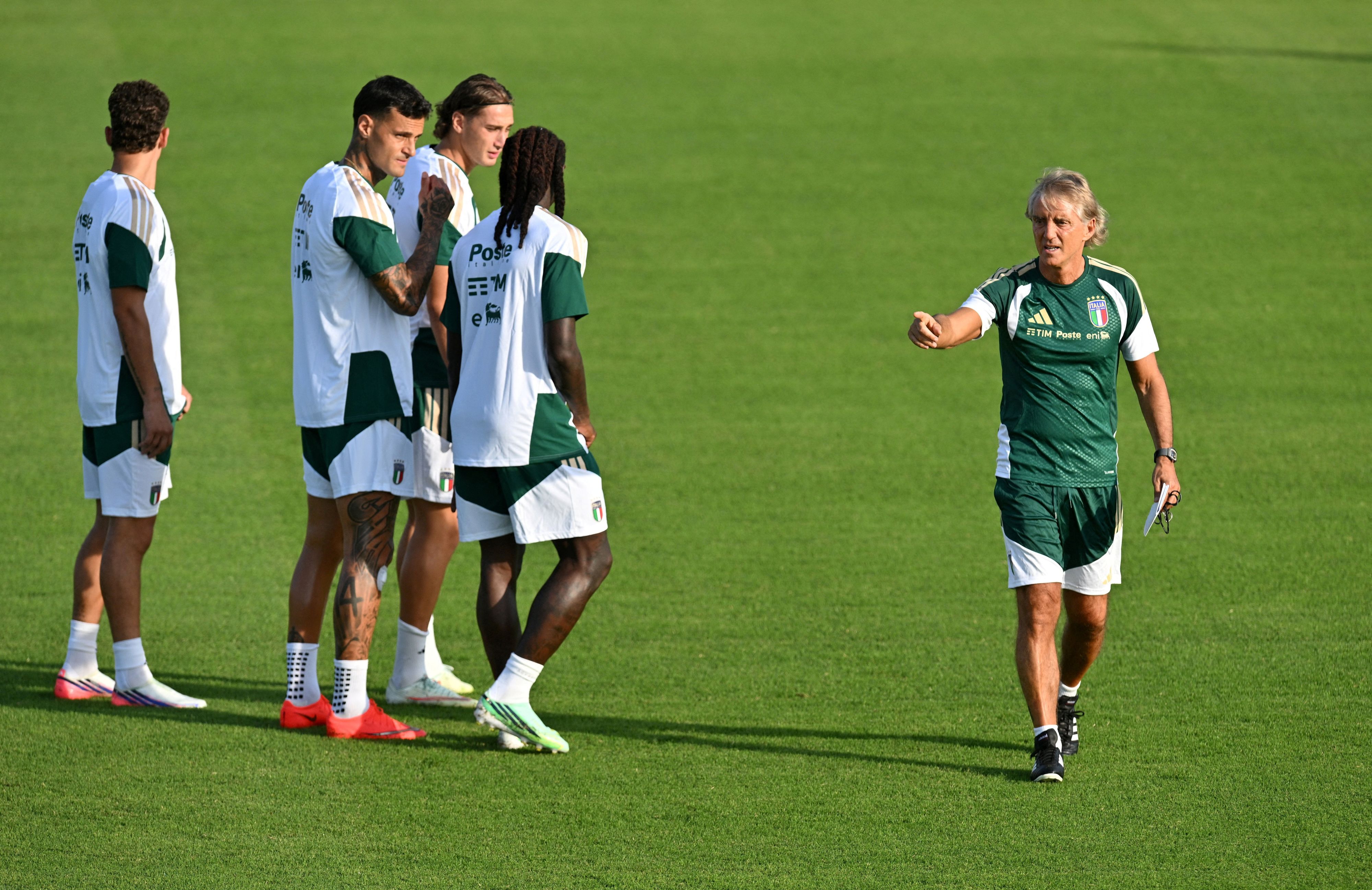 Italien-Trainer Mancini steht unter Druck.