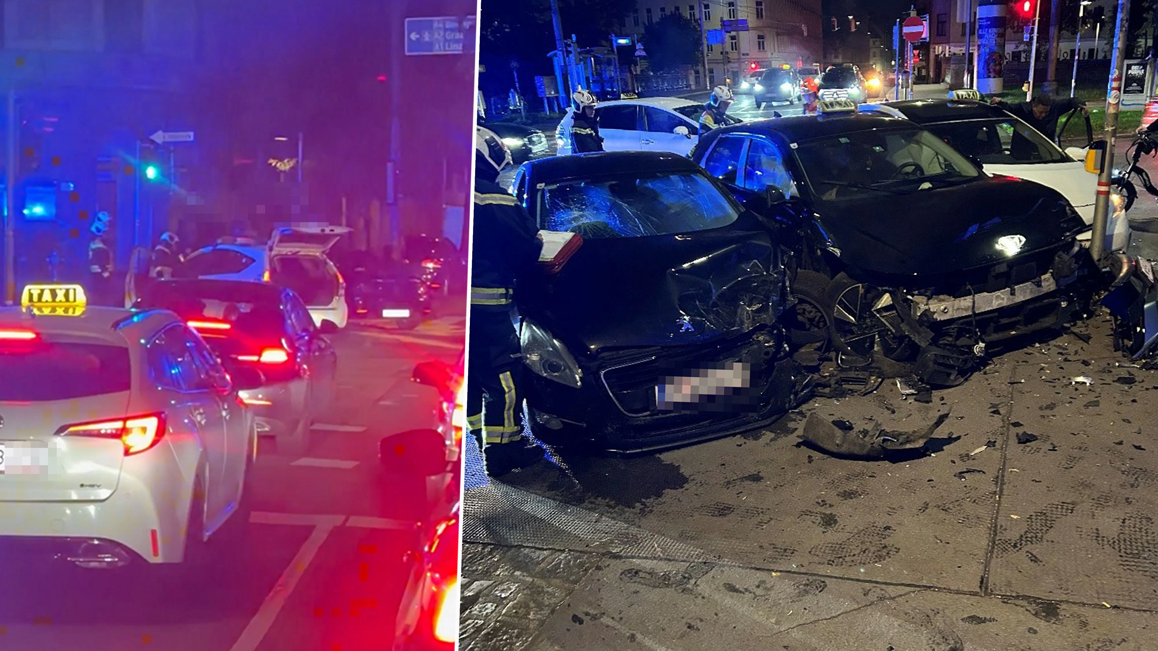 Der folgenschwere Unfall ereignete sich gegen 4.20 Uhr im Kreuzungsbereich Lerchenfelder Gürtel Ecke Koppstraße.