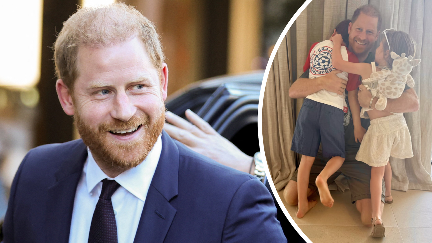 Prinz Harry sprach nach einem Fallschirmsprung in Kanada über seine Kinder.