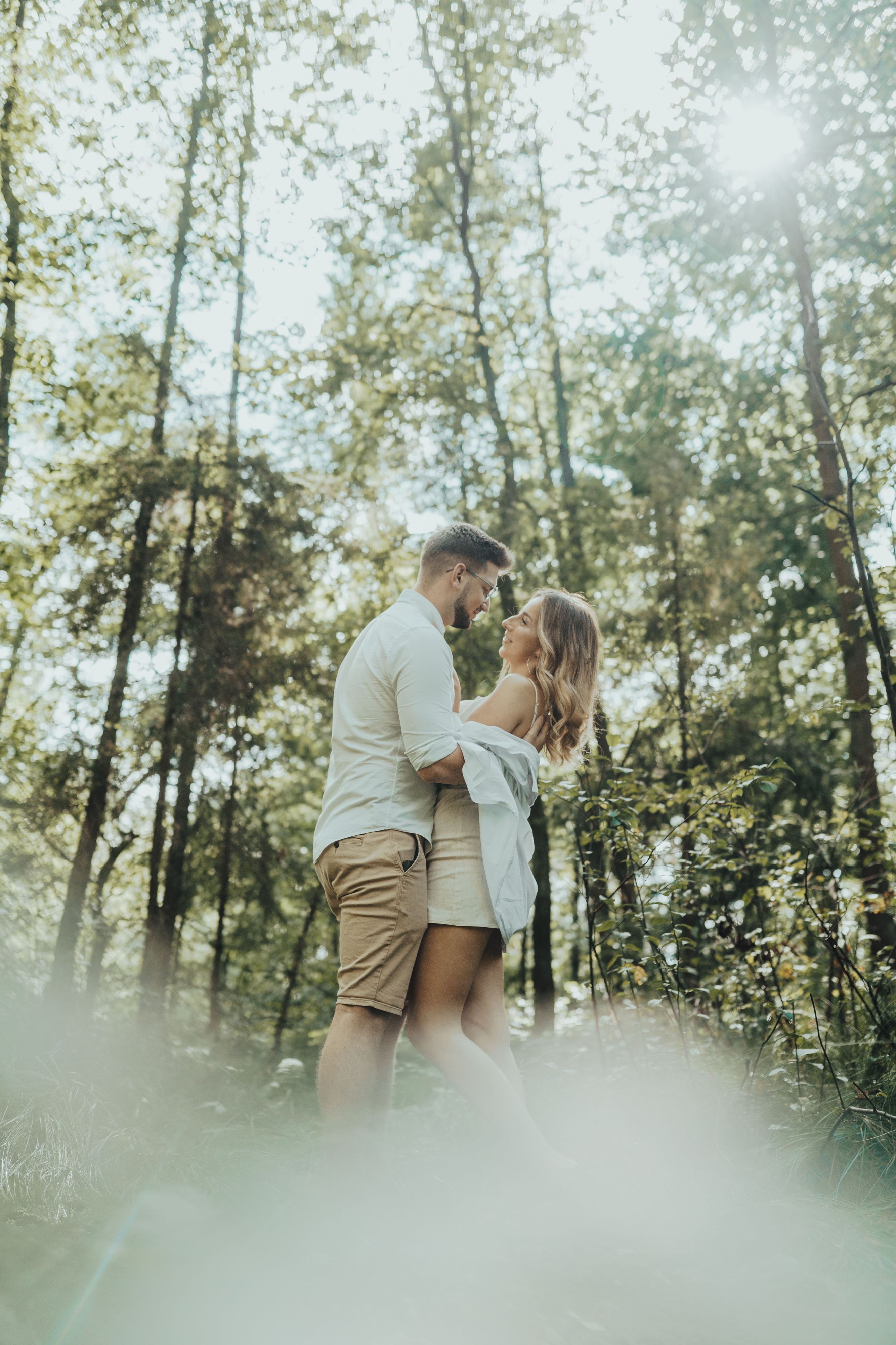 Wald Pärchen Liebe