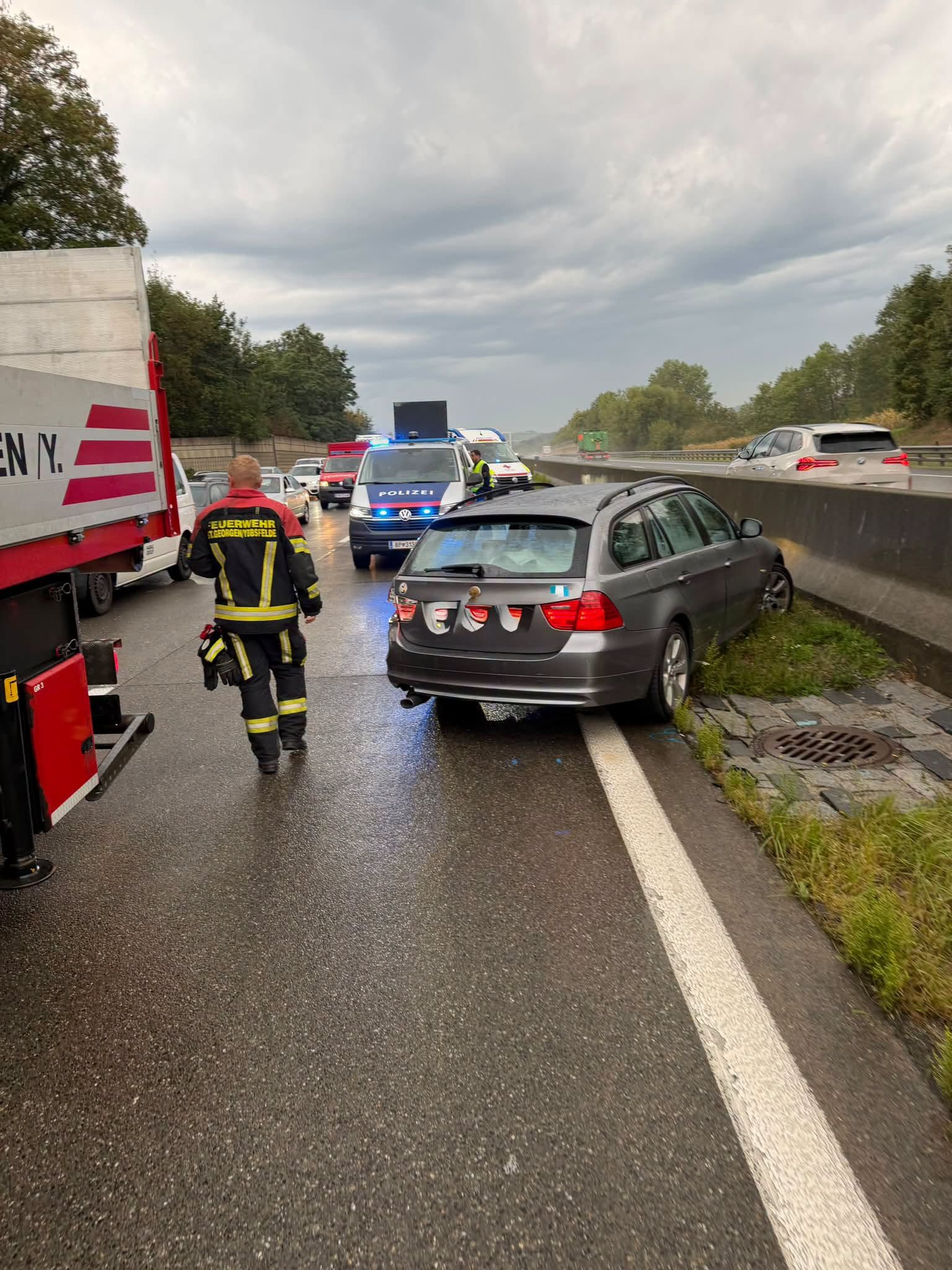 Einsatz auf der A1