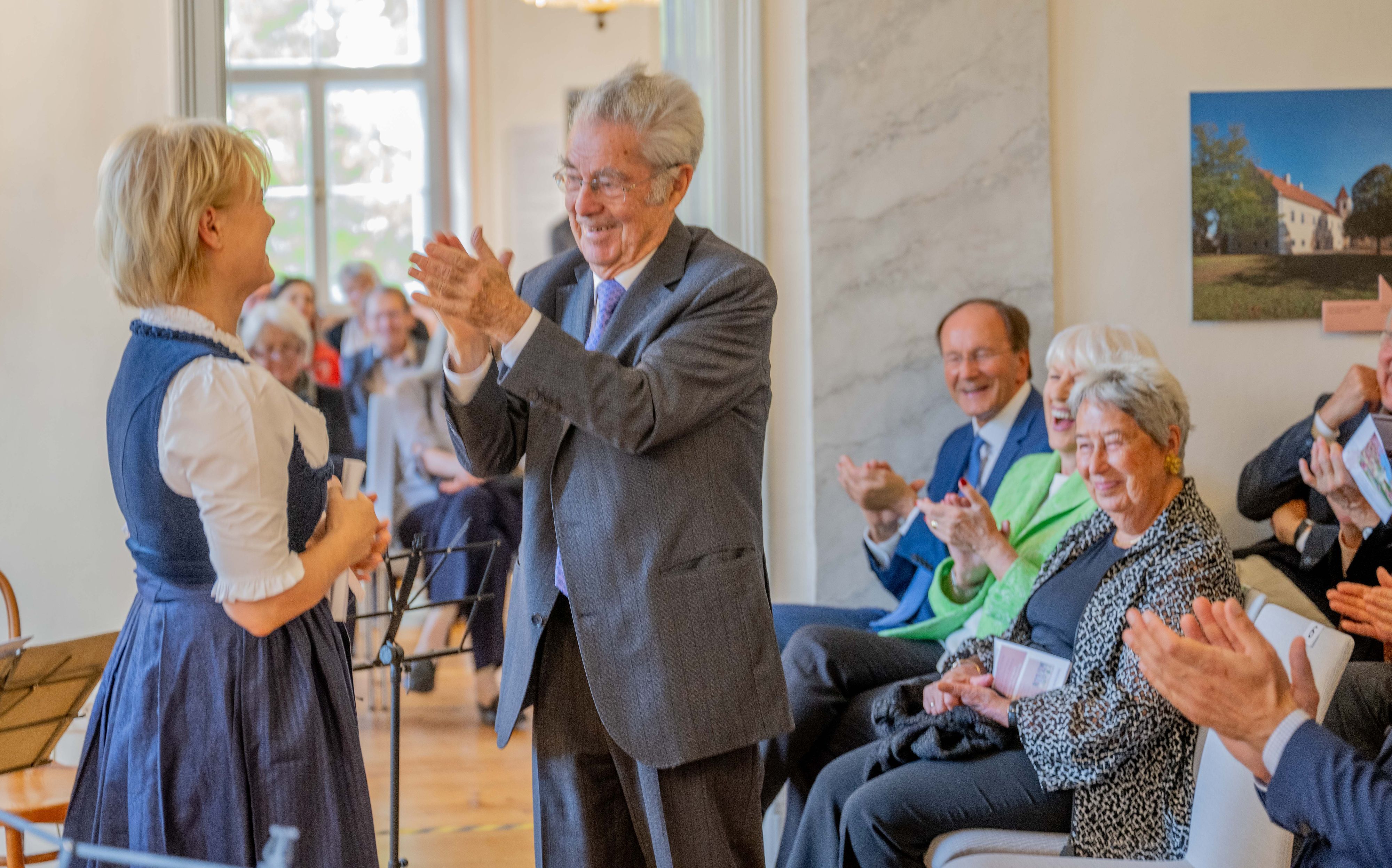 Schubertiade: Heinz Fischer zeigte sich beim Auftritt von Ildikó Raimondi völlig losgelöst