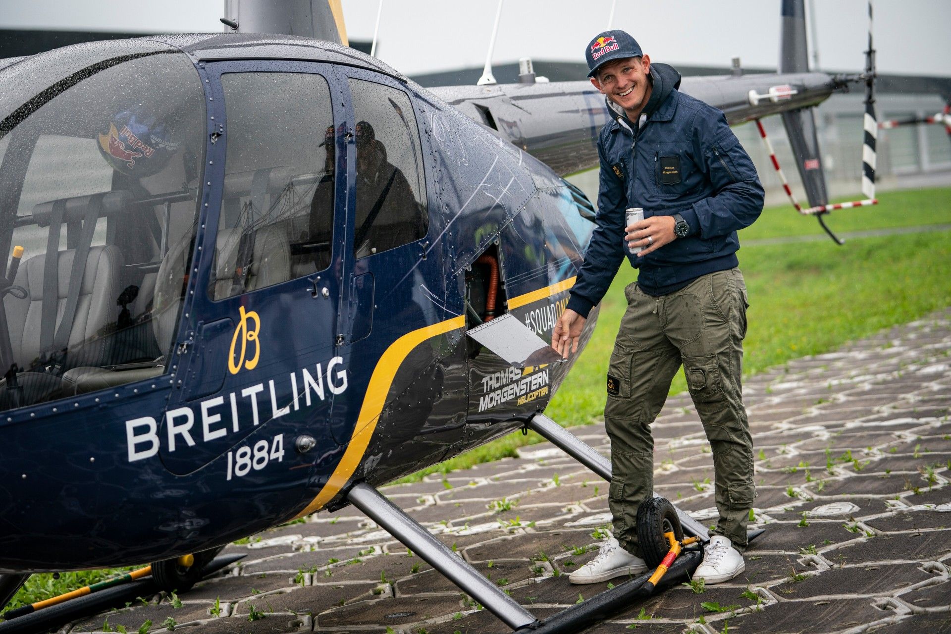 Thomas Morgenstern und der gestohlene Hubschrauber.
