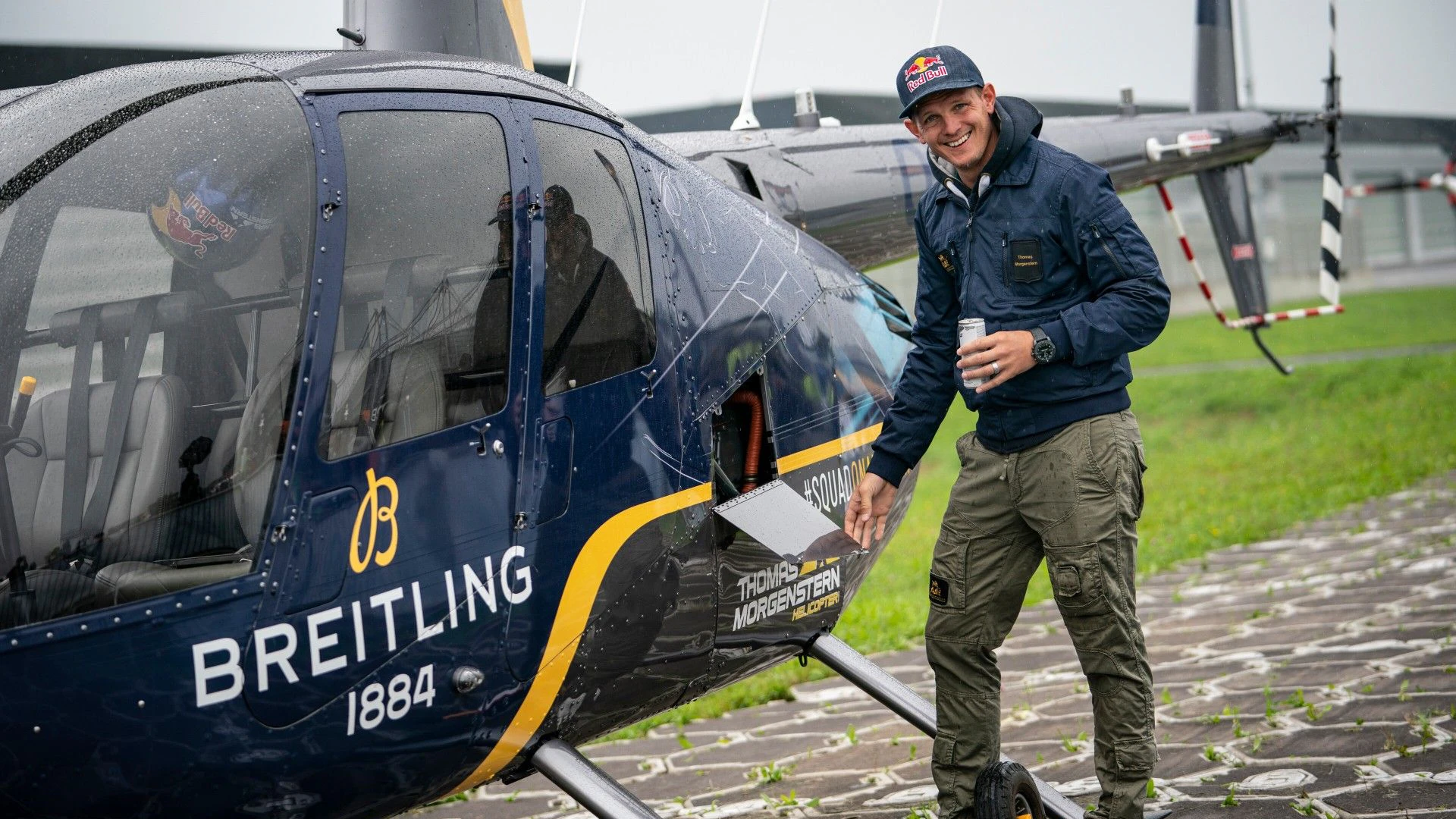 Thomas Morgenstern und der gestohlene Hubschrauber.