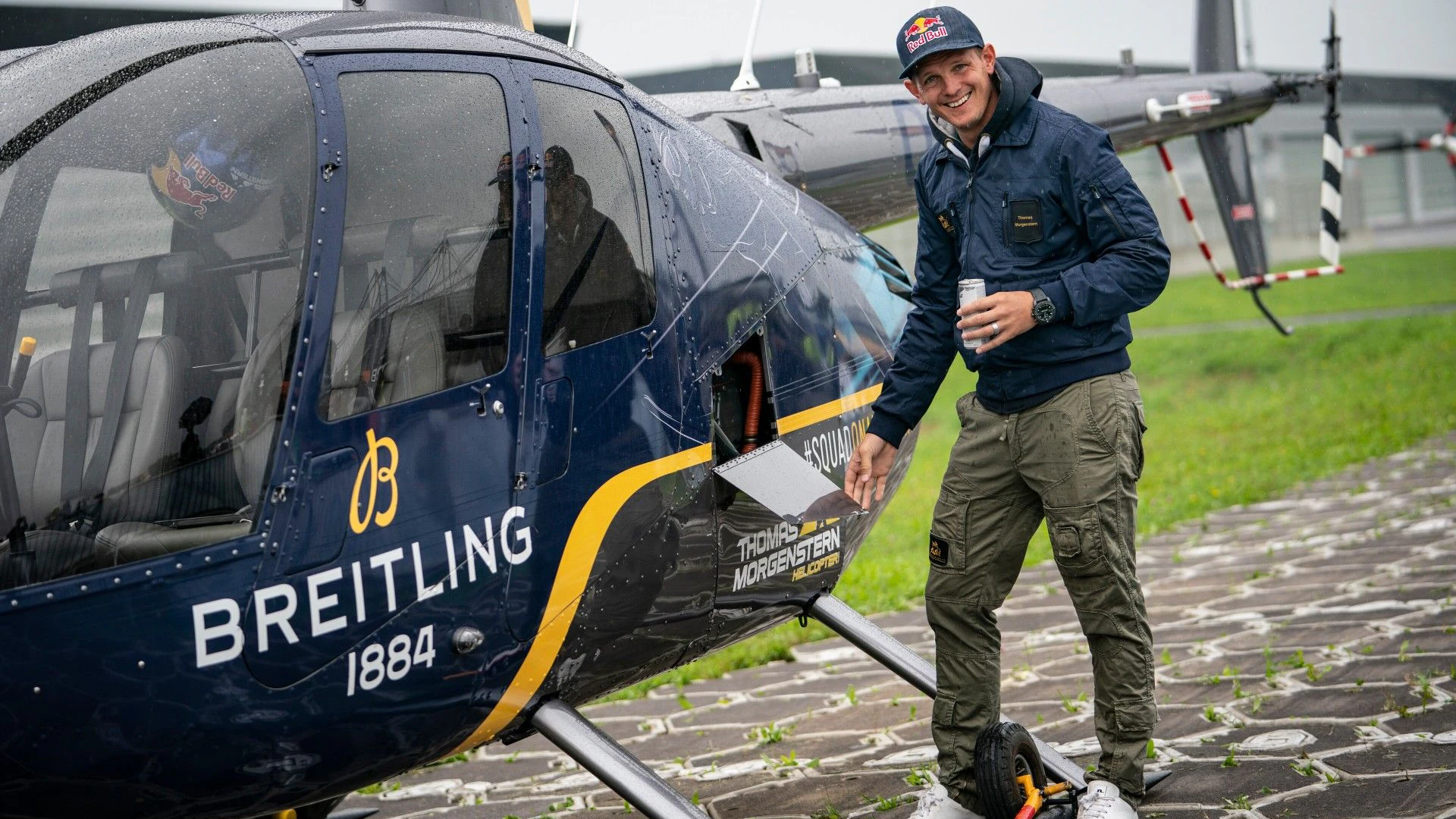 Thomas Morgenstern und der gestohlene Hubschrauber.