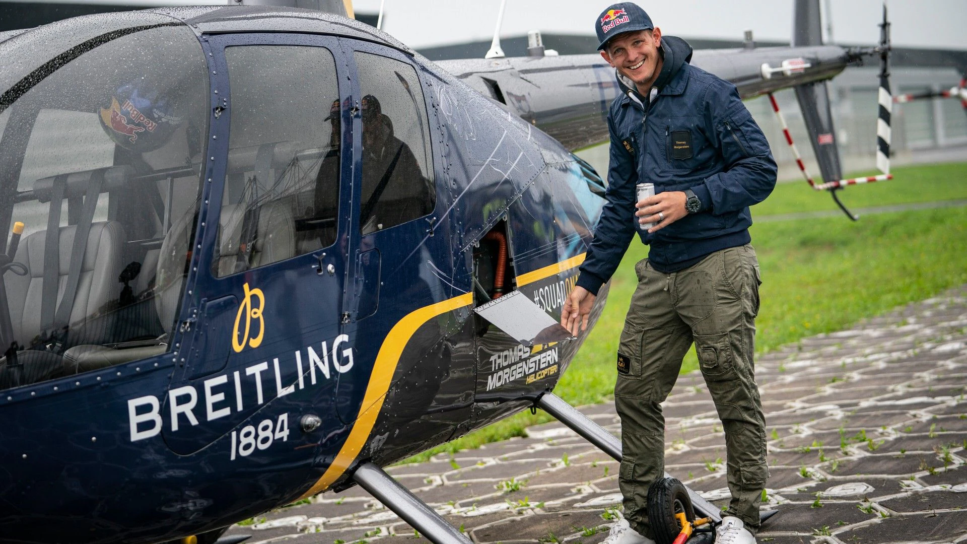 Thomas Morgenstern und der gestohlene Hubschrauber.