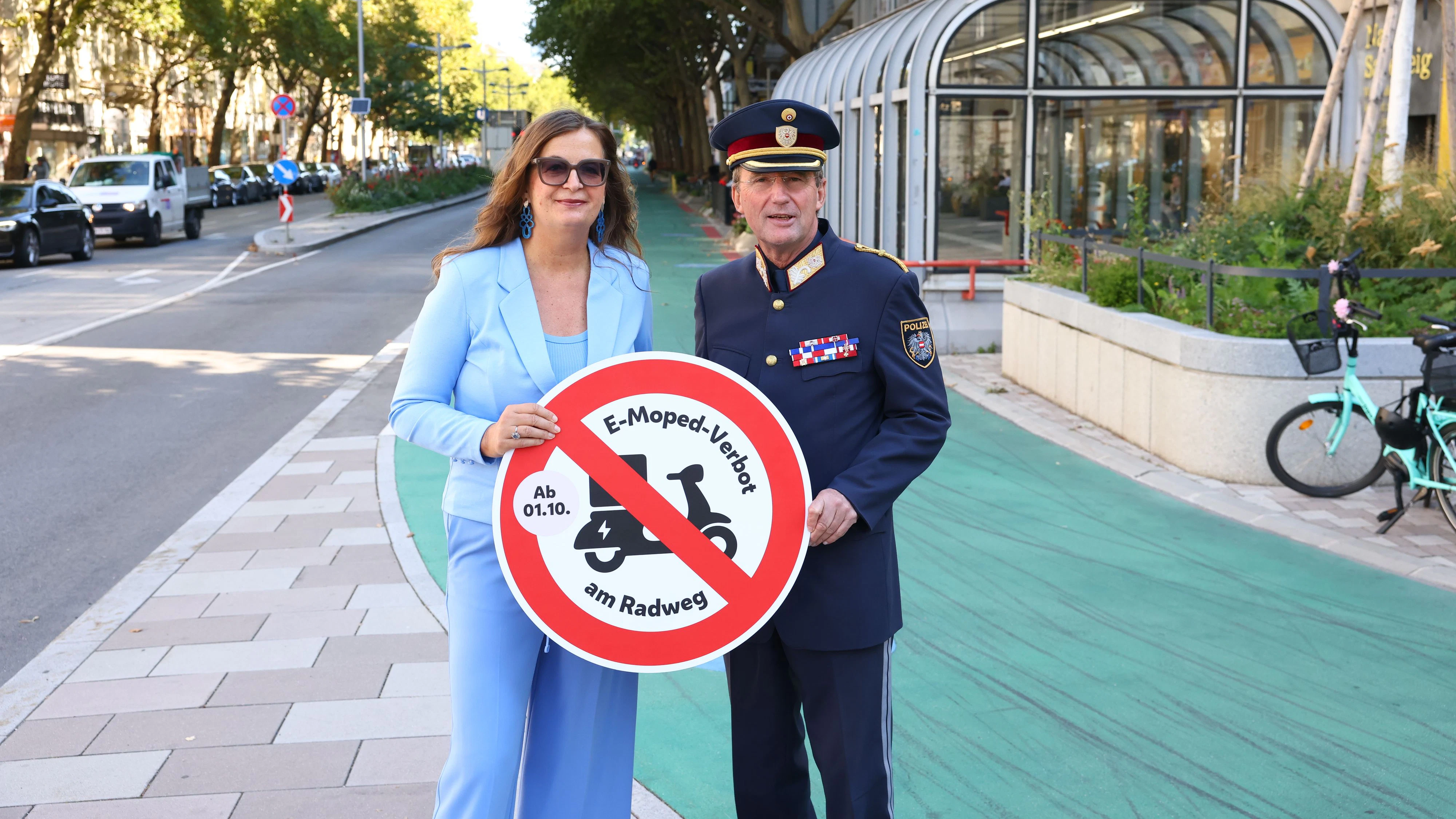 Wien kontrolliert E-Moped-Verbot streng
