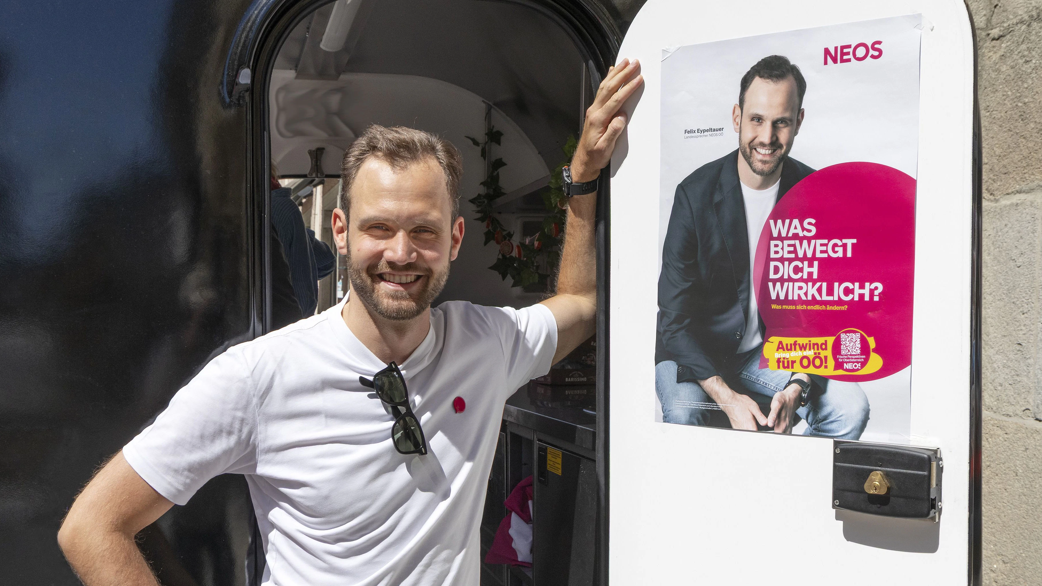 Eypeltauer ist seit sieben Jahren Chef von Neos in OÖ.