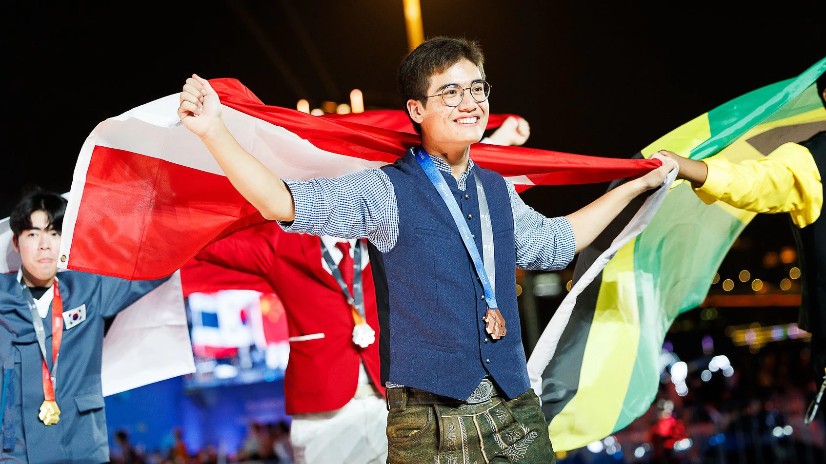 Bronzemedaillengewinner Jonas Baltuska