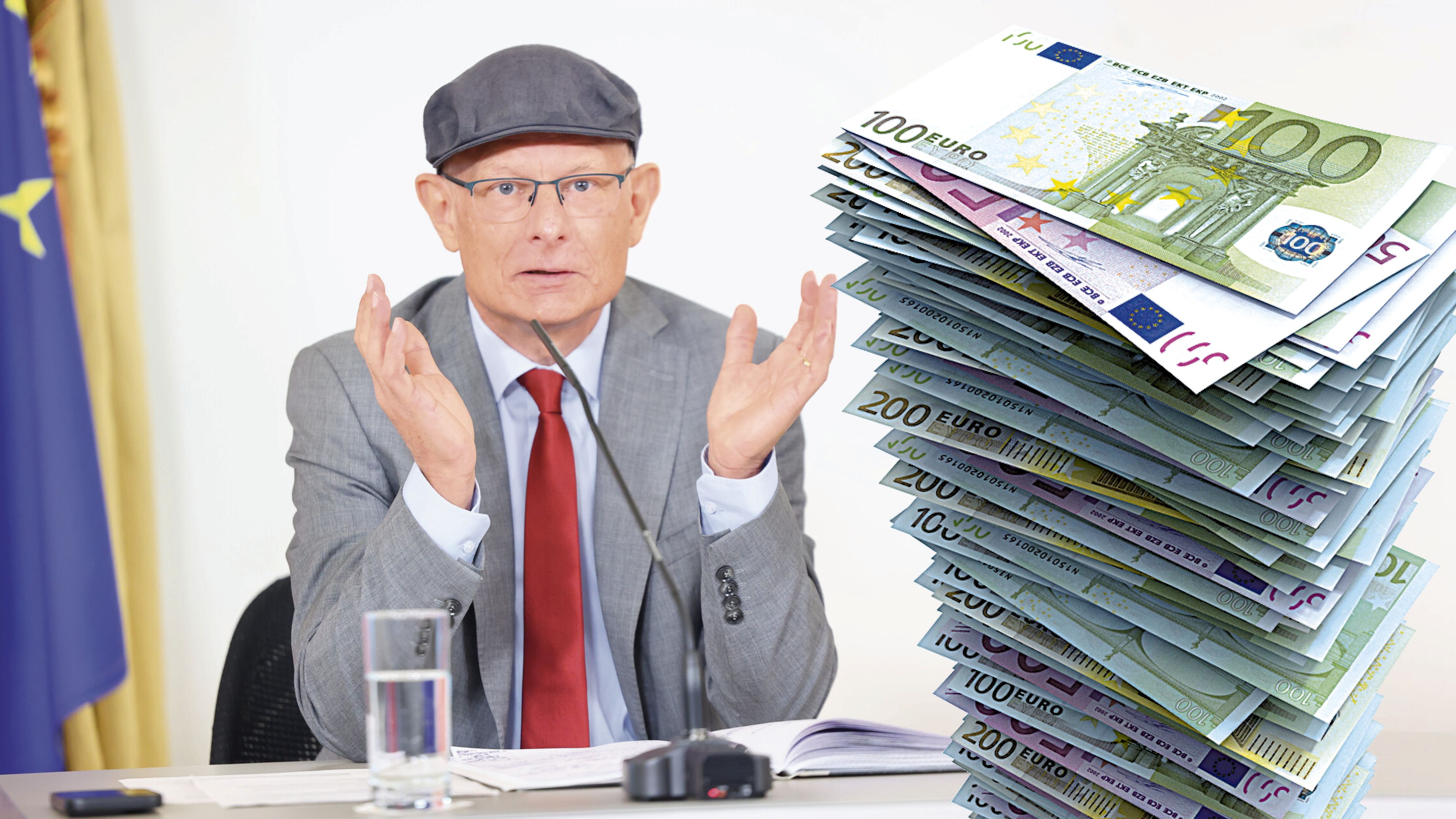 Finanzminister Markus Marterbauer (SPÖ) will den Höchststeuersatz von 55 Prozent bereits ab 500.000 Euro anwenden.