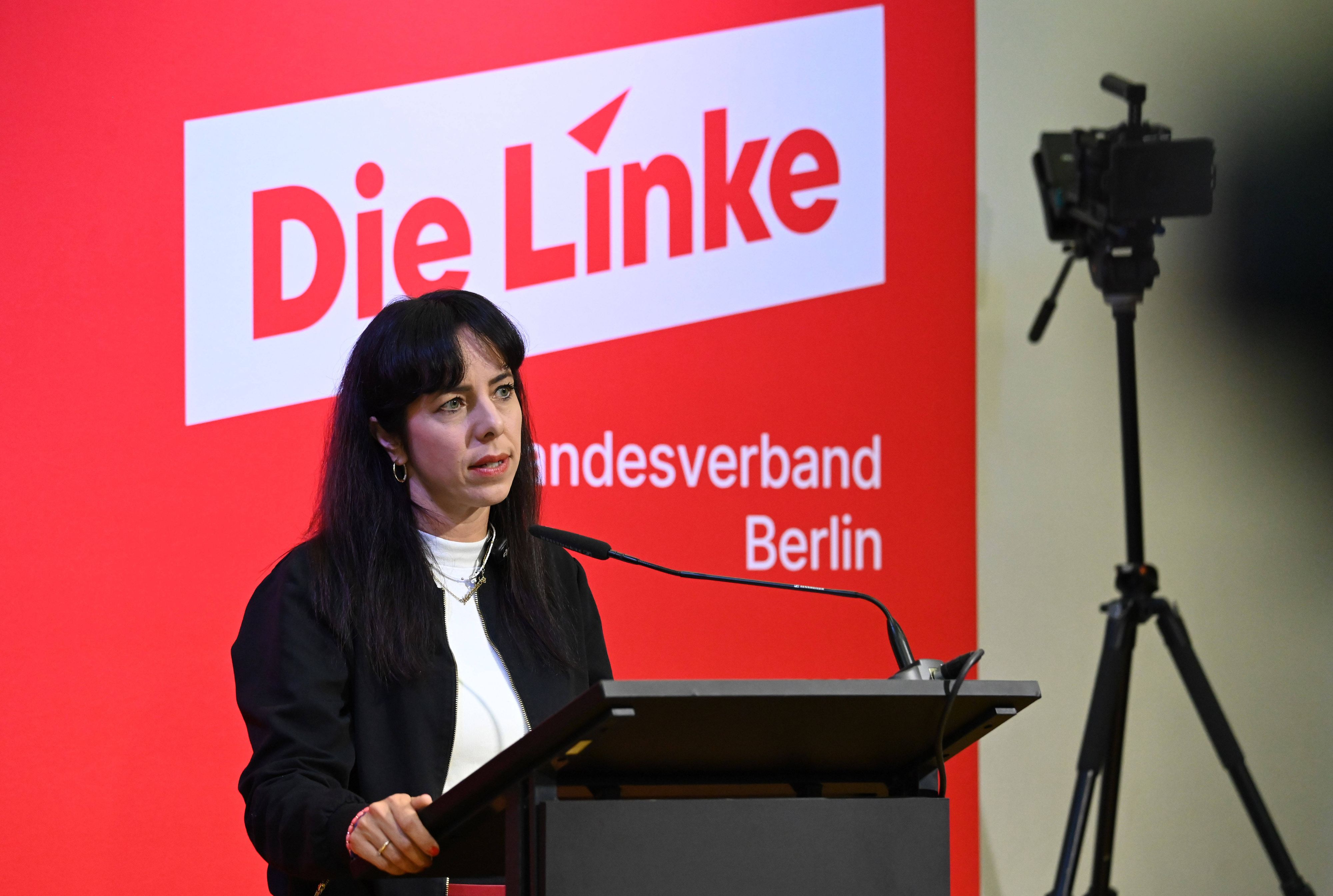 Linken-Politikerin Elif Eralp zeigt Deutschlands Innenminister an.