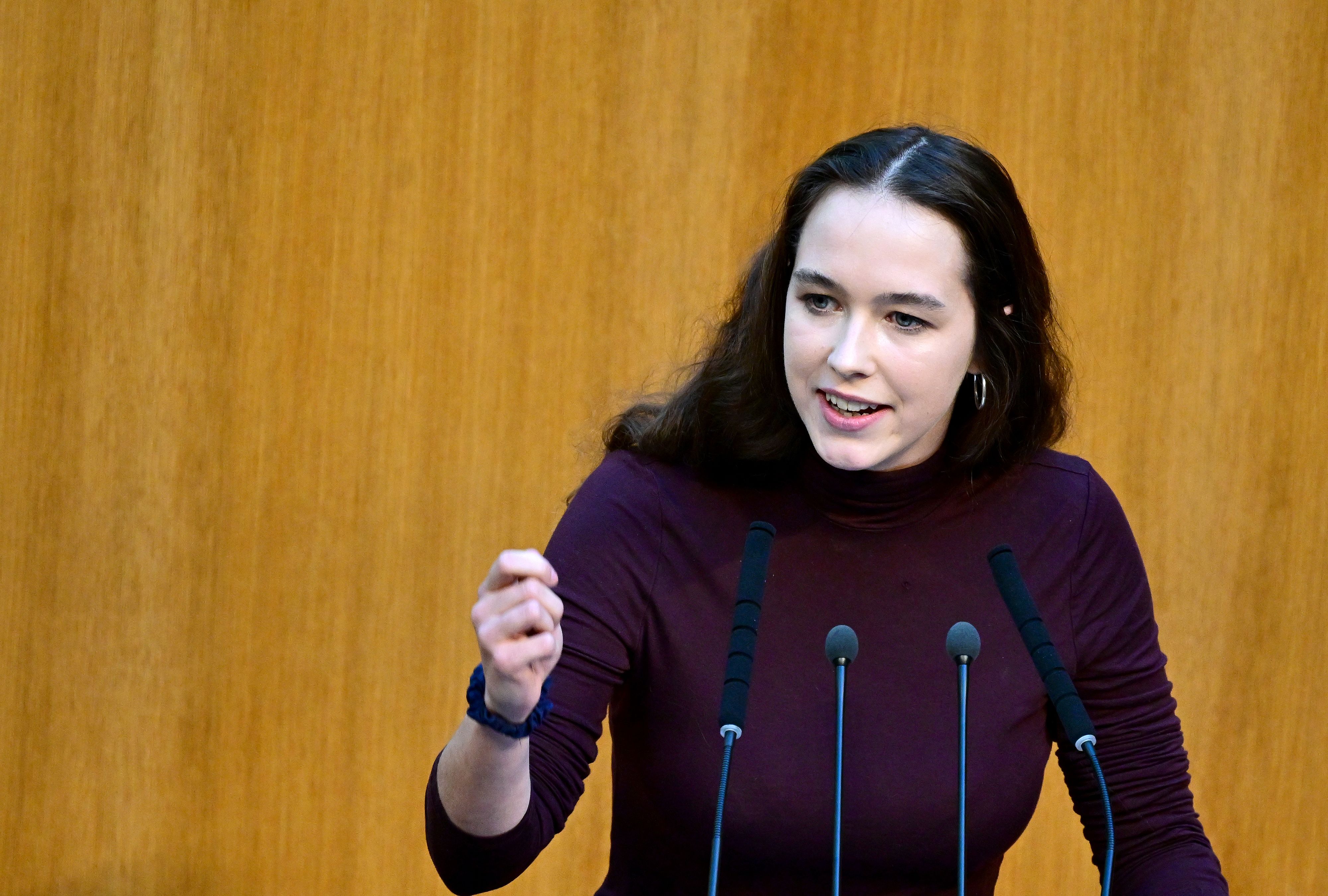 Die EU-Abgeordnete Lena Schilling (Grüne)