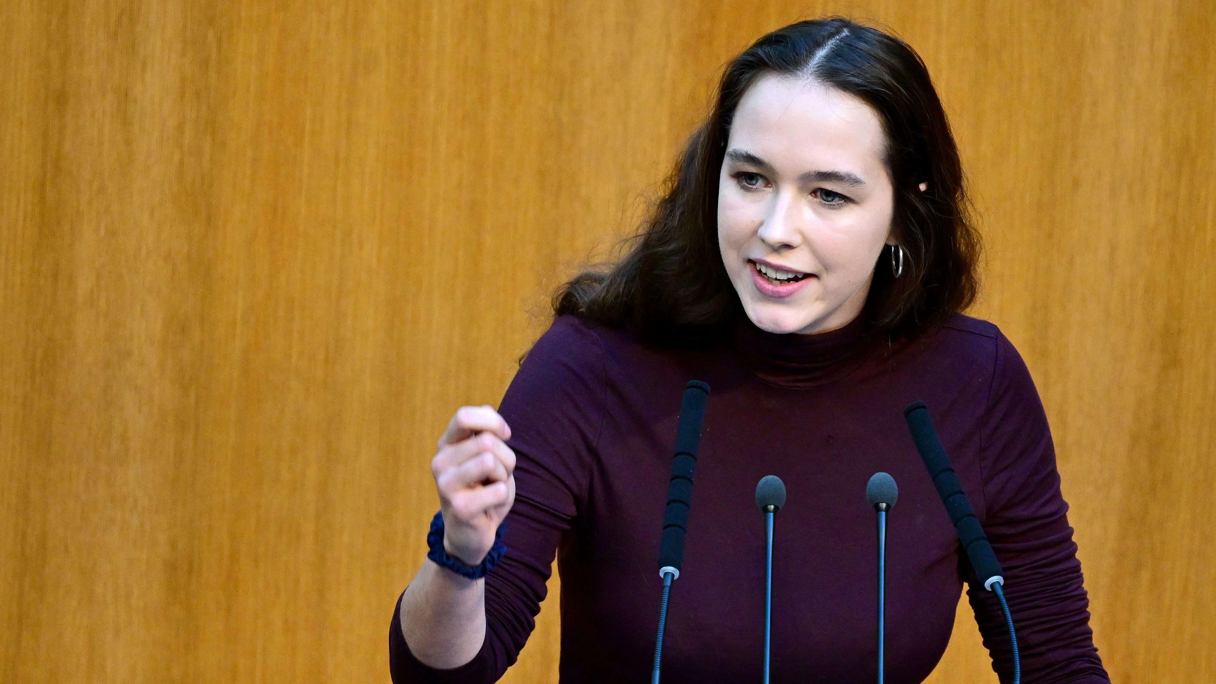 Die EU-Abgeordnete Lena Schilling (Grüne)