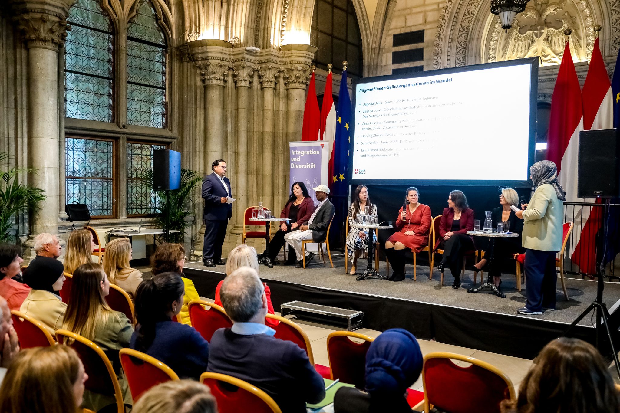 Das Community Forum fand im Rathaus statt.