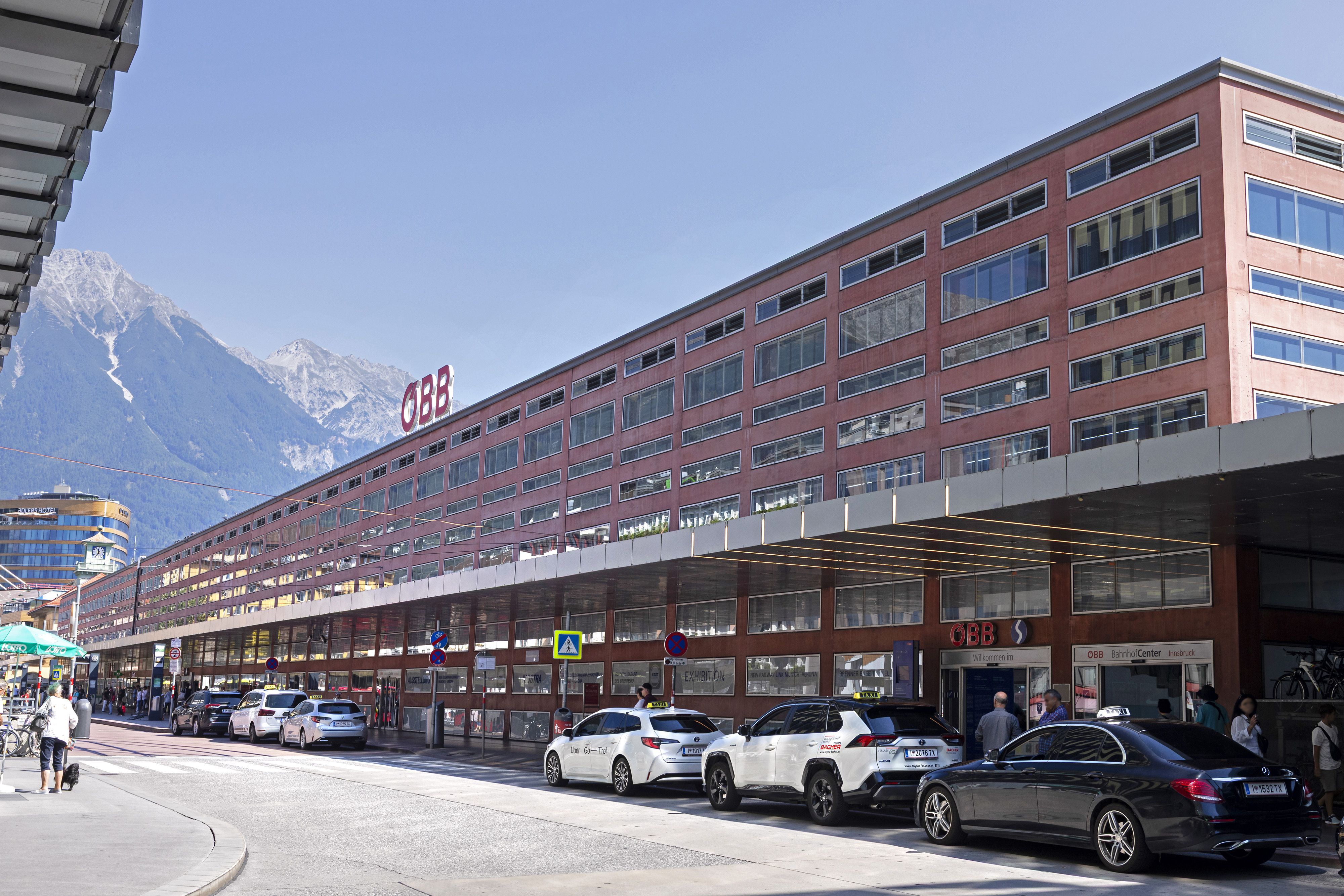 Der Hauptbahnhof in Innsbruck.
