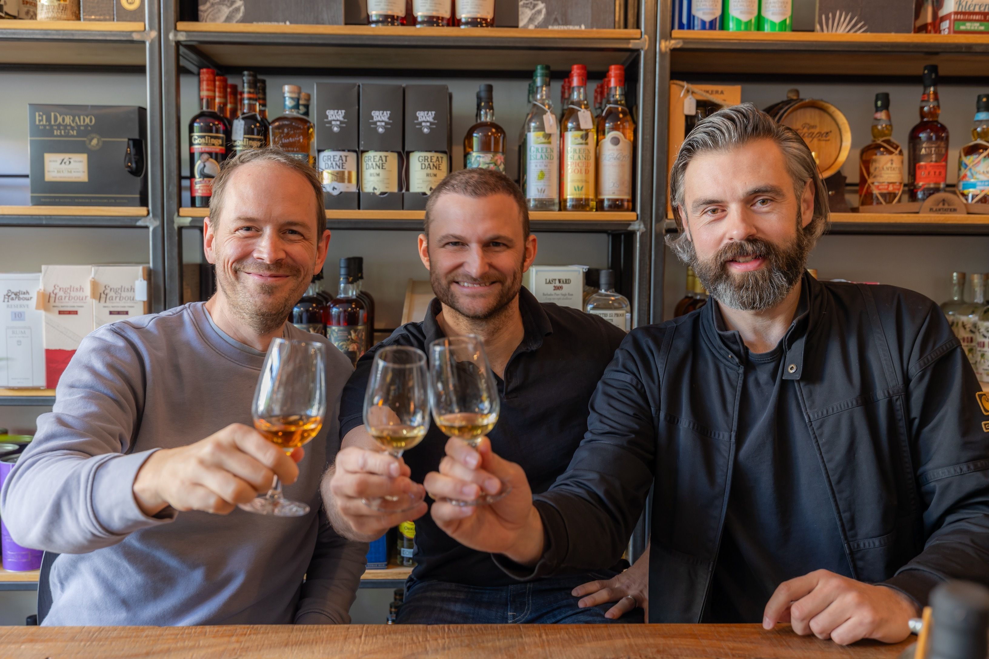 Die Rumzentrum-Gründer Nicolas Hold, Dominik Gschiegl und Christian Seidl (v.l.).