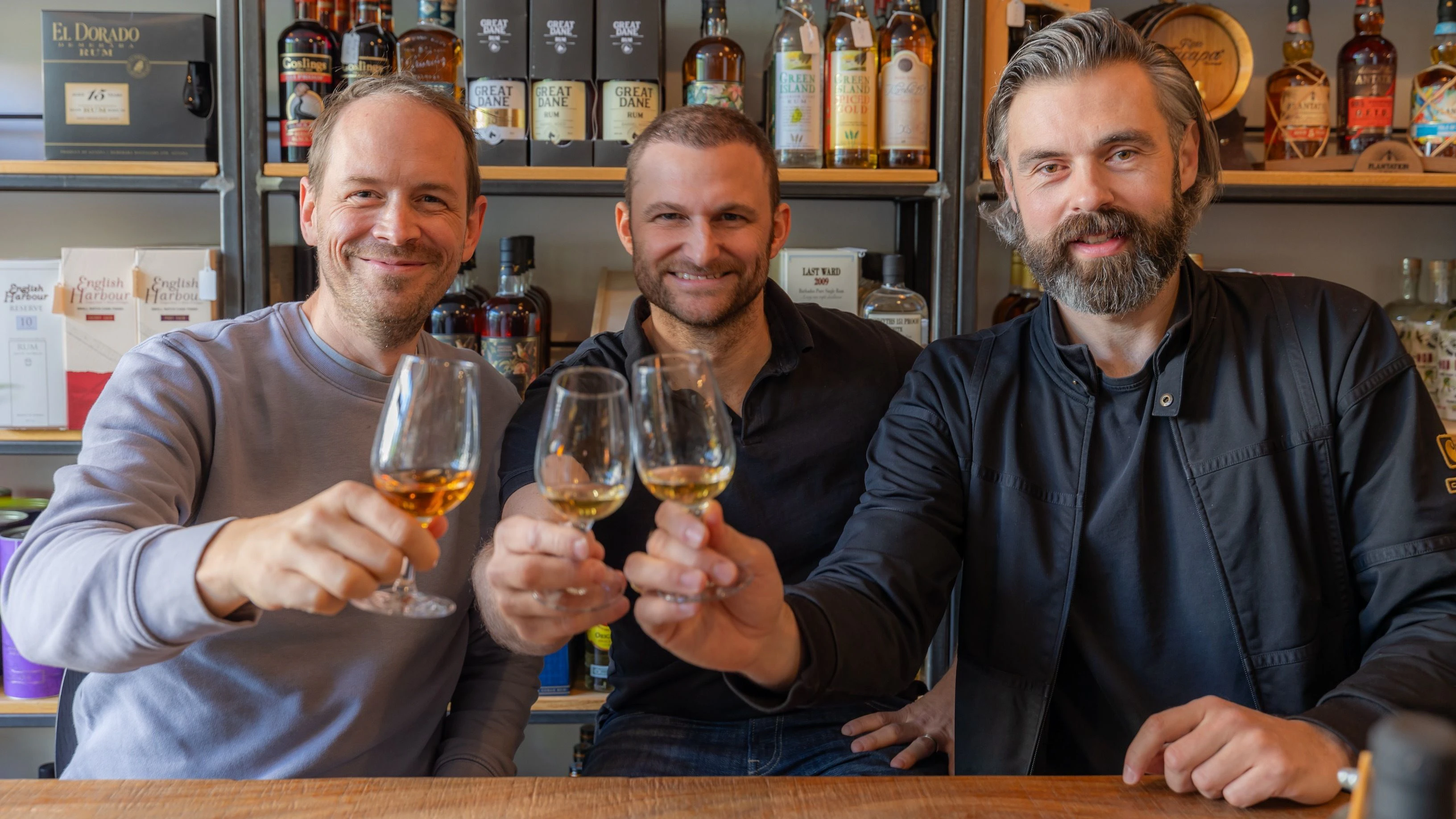 Die Rumzentrum-Gründer Nicolas Hold, Dominik Gschiegl und Christian Seidl (v.l.).