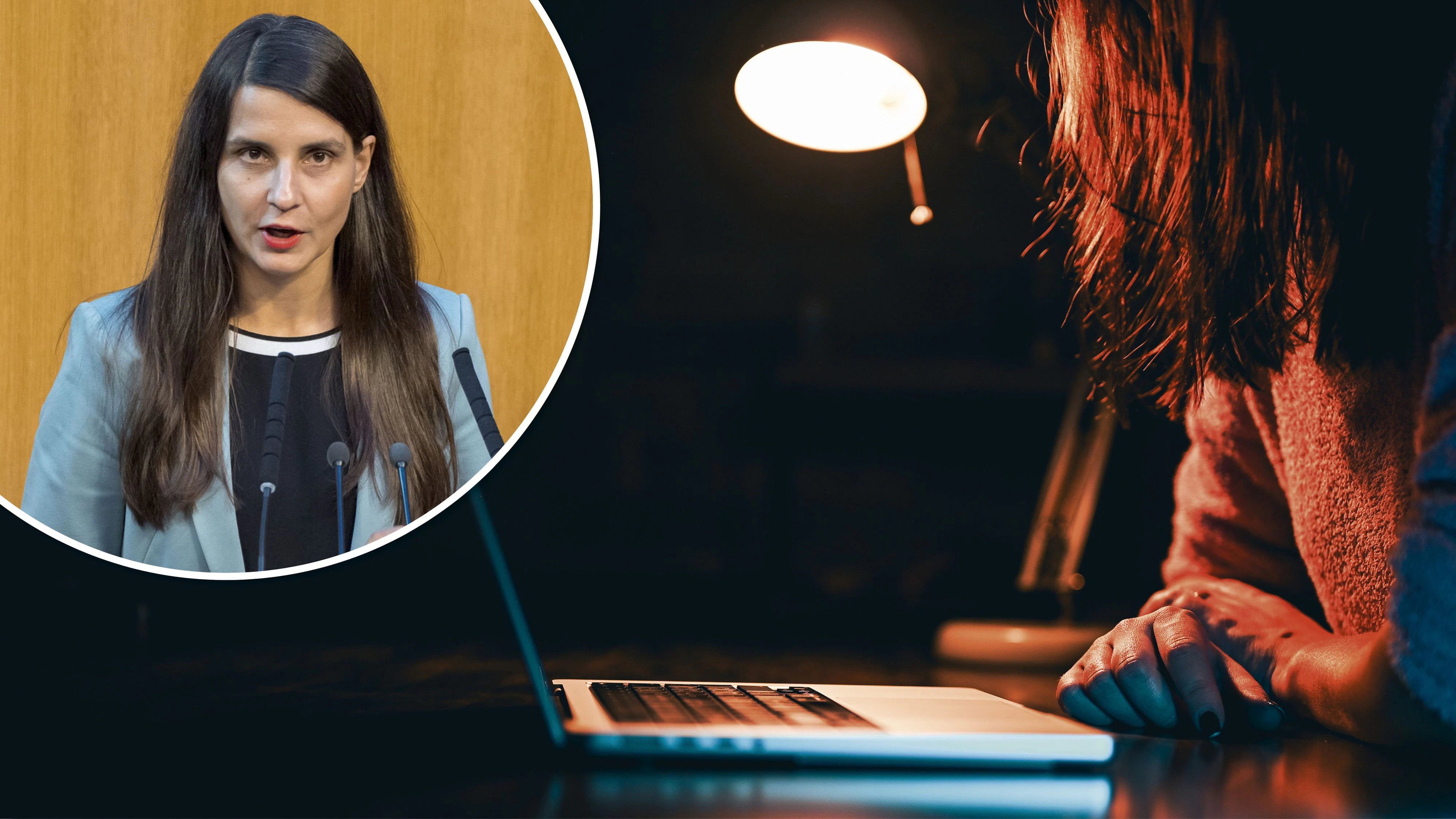 "Frauen werden mit KI gegen ihren Willen ausgezogen. Das ist keine harmlose Spielerei. Das ist digitale sexualisierte Gewalt", sagt die grüne Frauensprecherin Meri Disoski.