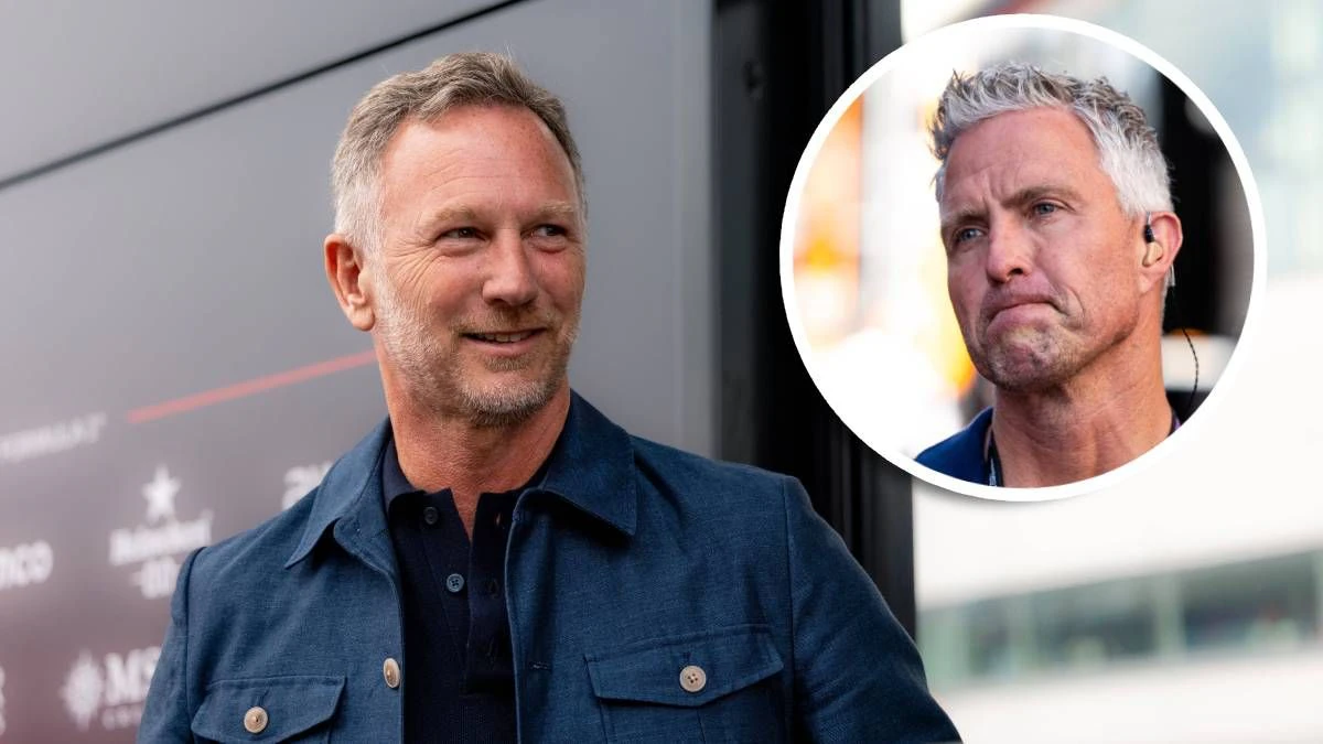 Ex-Red-Bull-Teamchef Christian Horner und der "Sky"-Experte Ralf Schumacher. 