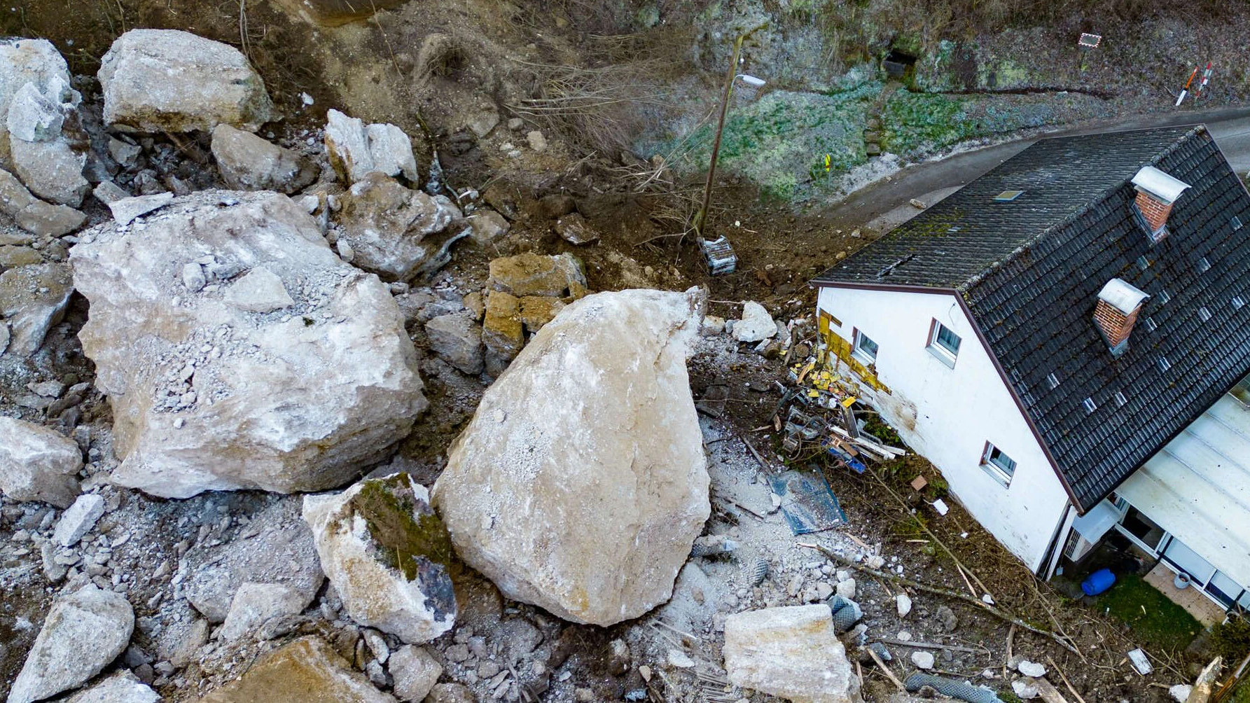 Der Felssturz forderte im Februar 2023 zwei Todesopfer.