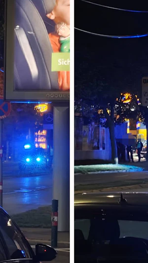 Tödlicher Unfall Wien-Favoriten: Motorrad erfasst Fußgängerin auf Raxstraße. Frau stirbt noch am Unfallort. Ermittlungen laufen.