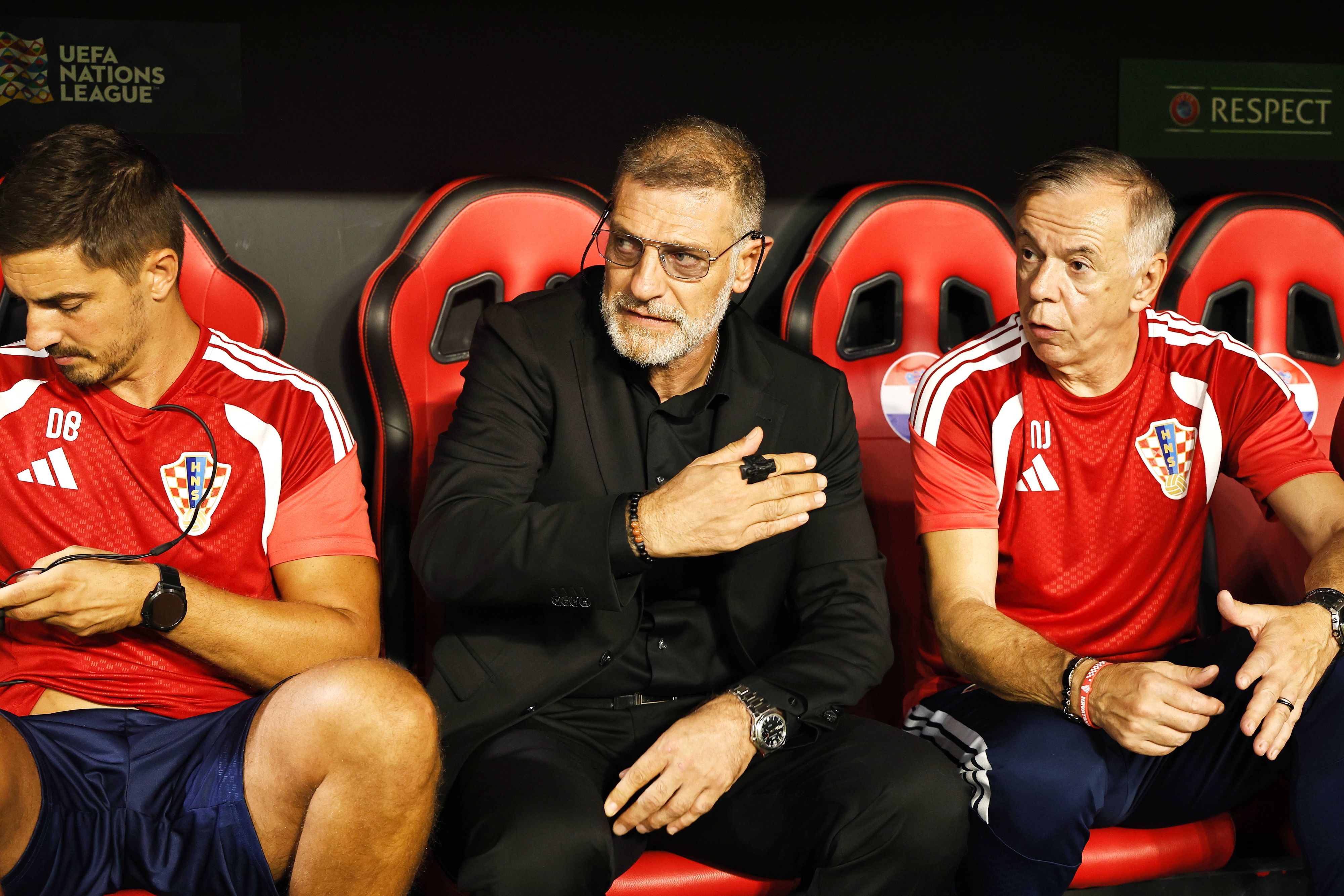 Kroatien-Trainer Slaven Bilic. 