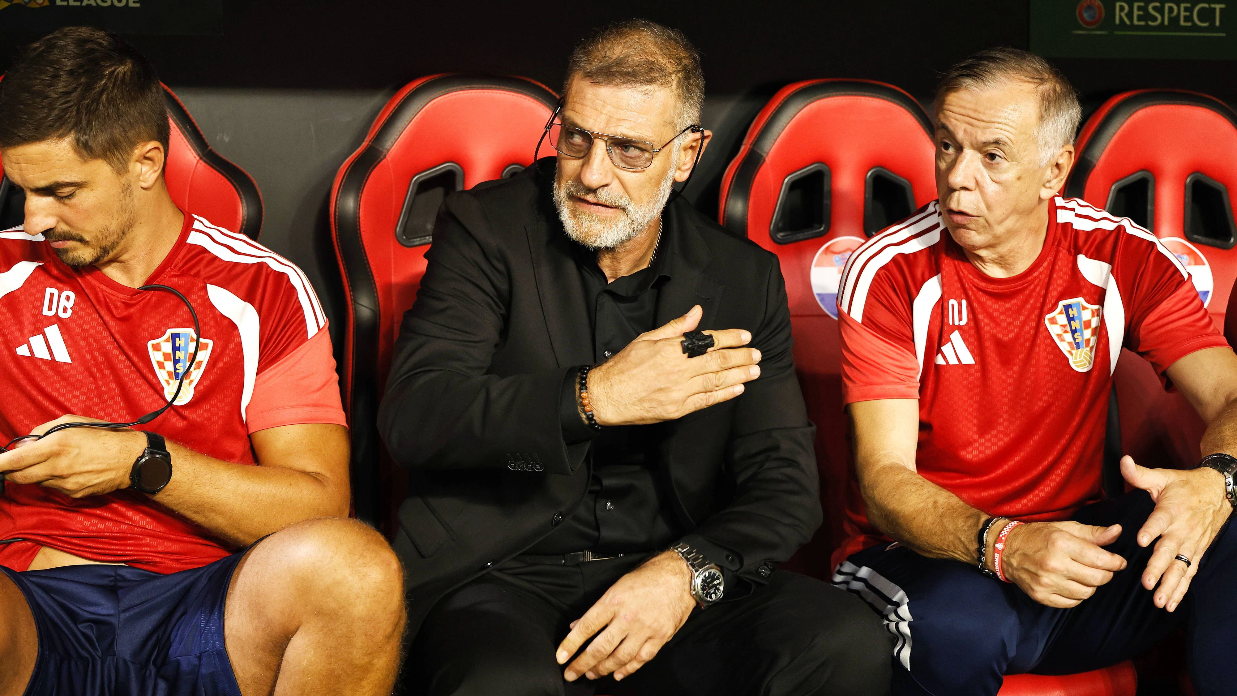 Kroatien-Trainer Slaven Bilic. 
