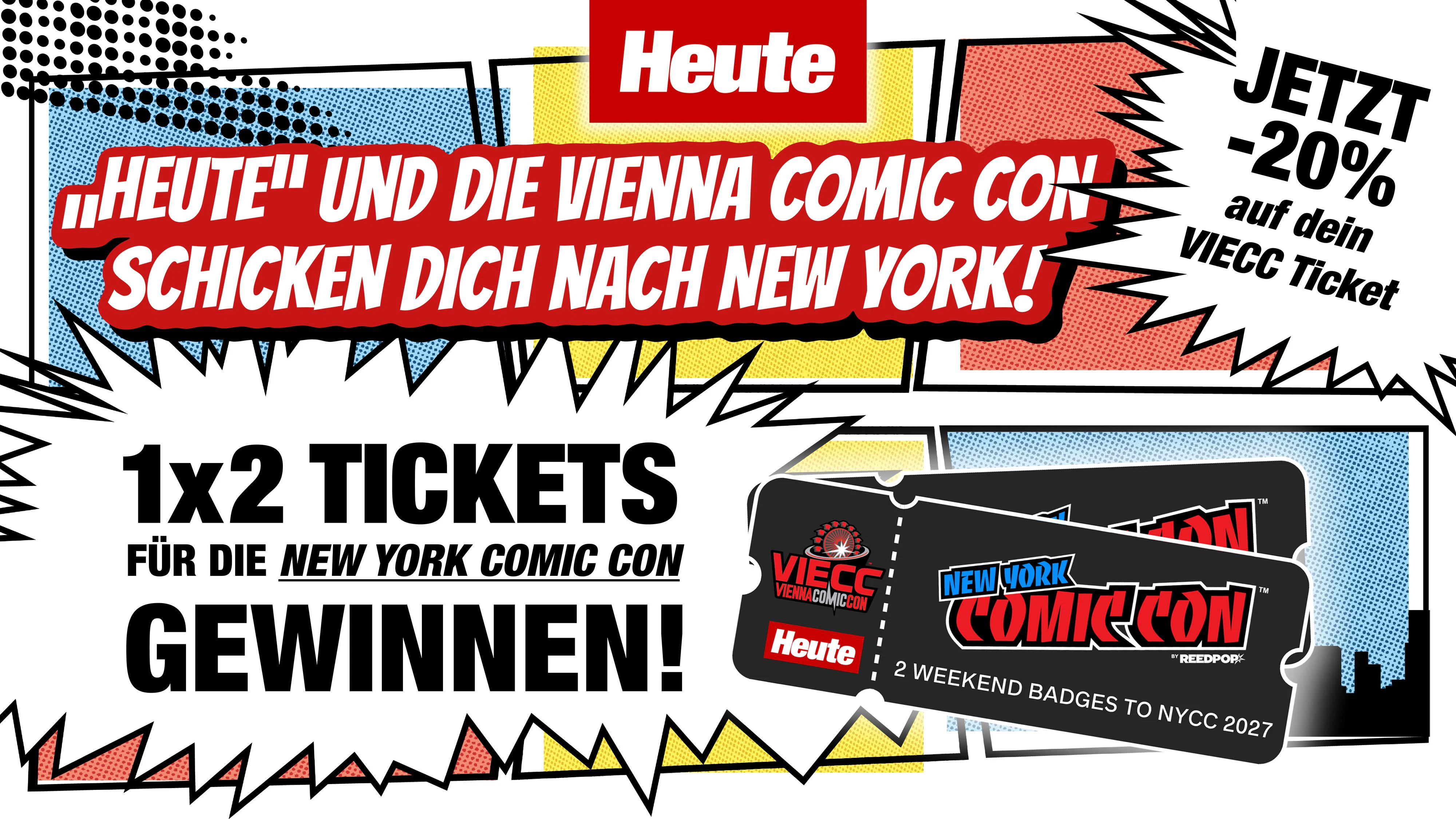 Mit "Heute" & der VIECC eine Reise nach New York gewinnen