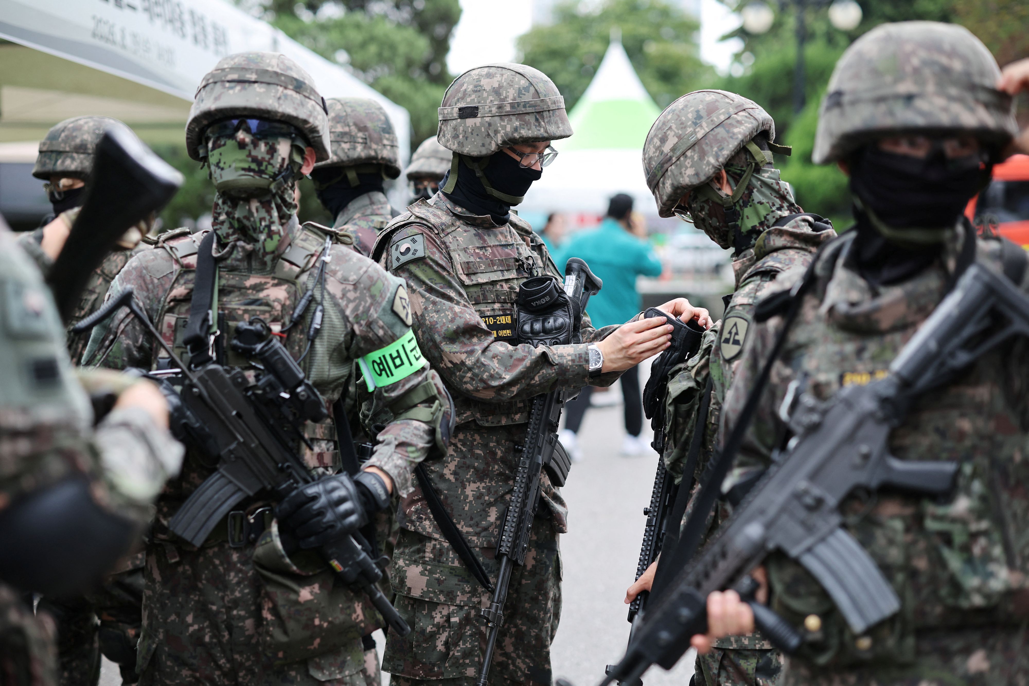 Zuletzt kam es zu Spannungen zwischen Süd- und Nordkorea. Archivbild einer Übung des südkoreanischen Militärs. 