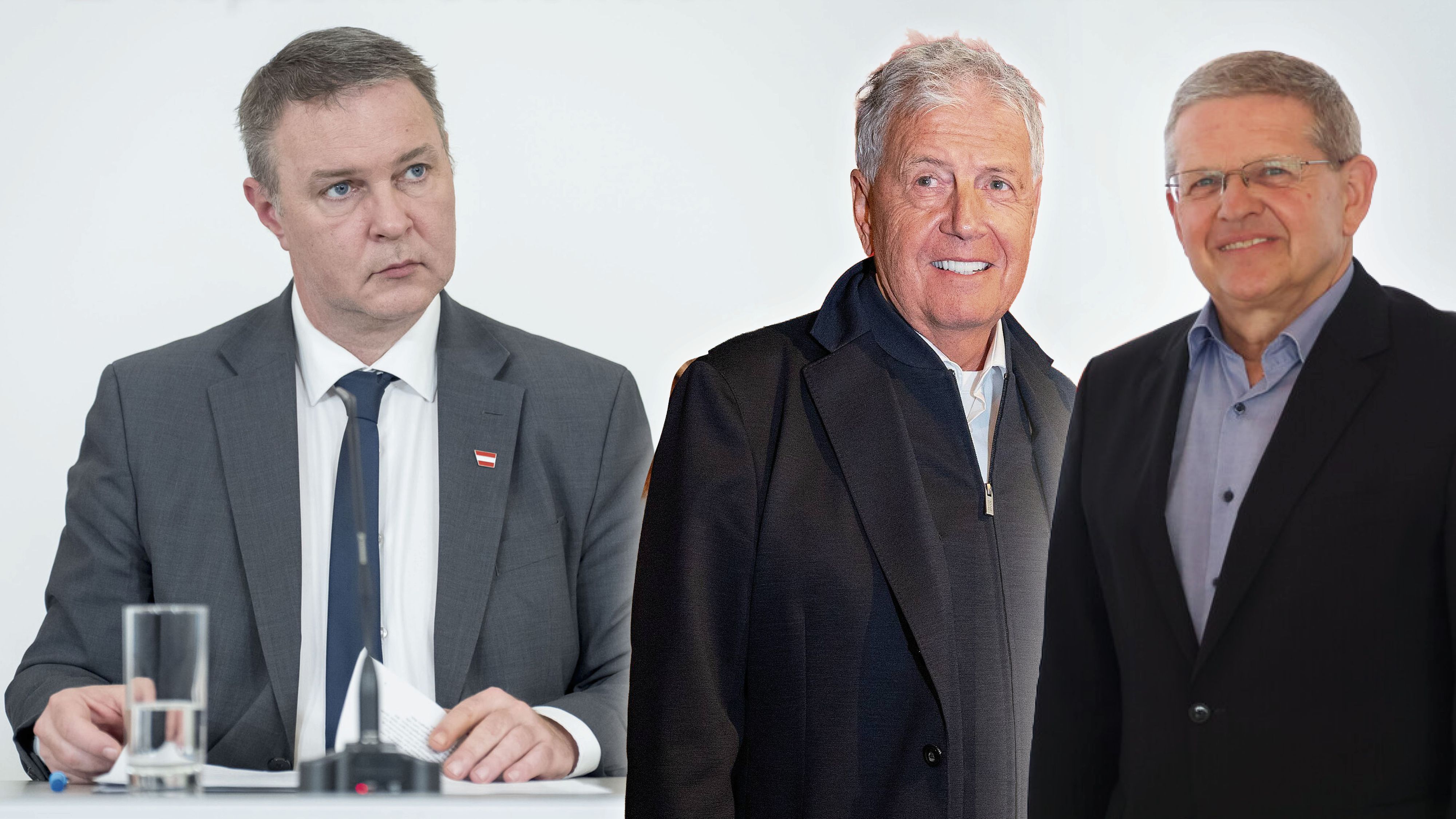 Kandidatur von Gerhard Zeiler als SPÖ-Chef: Ex-Parteimanager Deutsch (r.) kritisiert Parteichef Babler scharf.