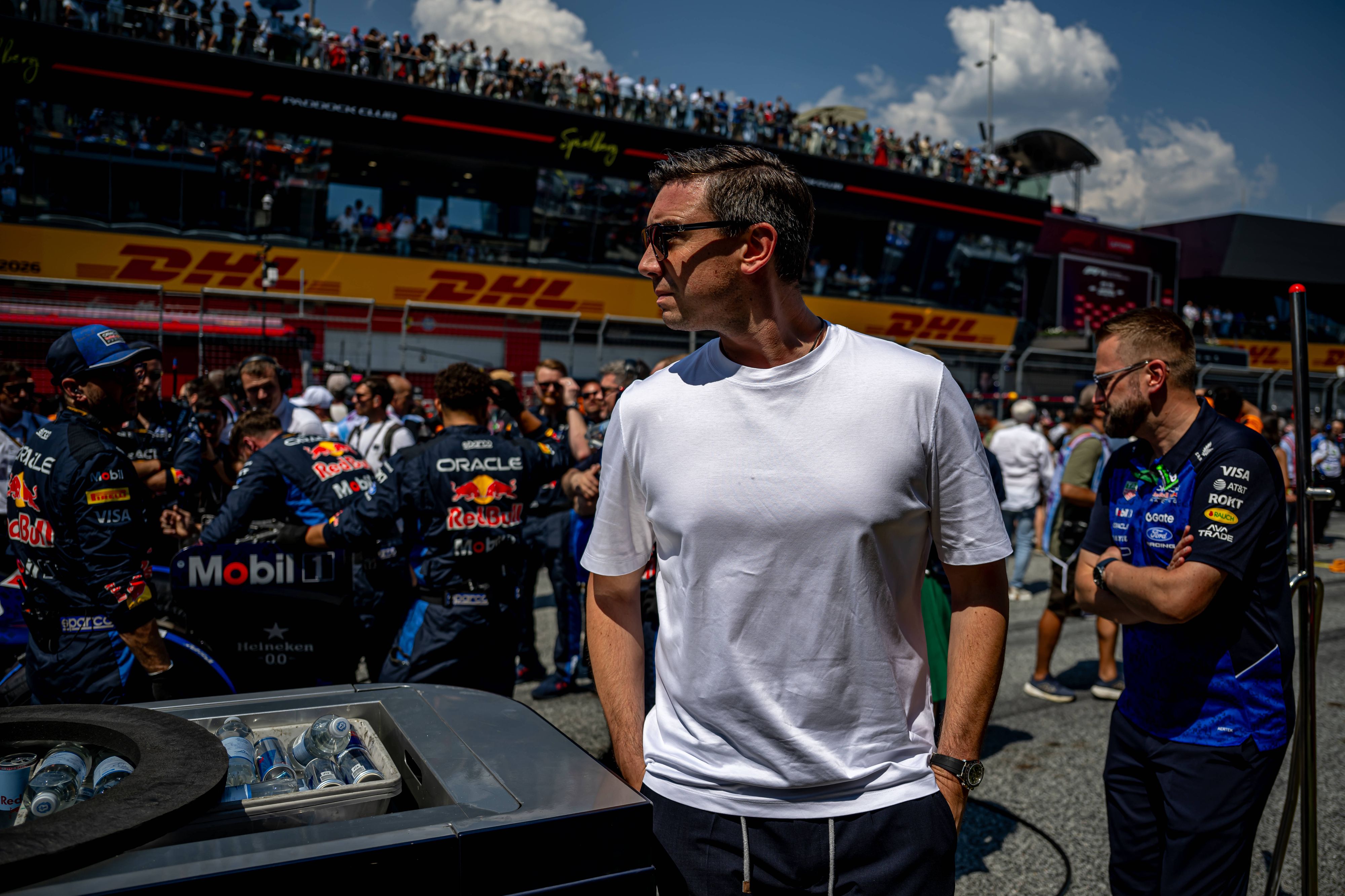 Mark Mateschitz beim Großen Preis von Österreich am Red Bull Ring.