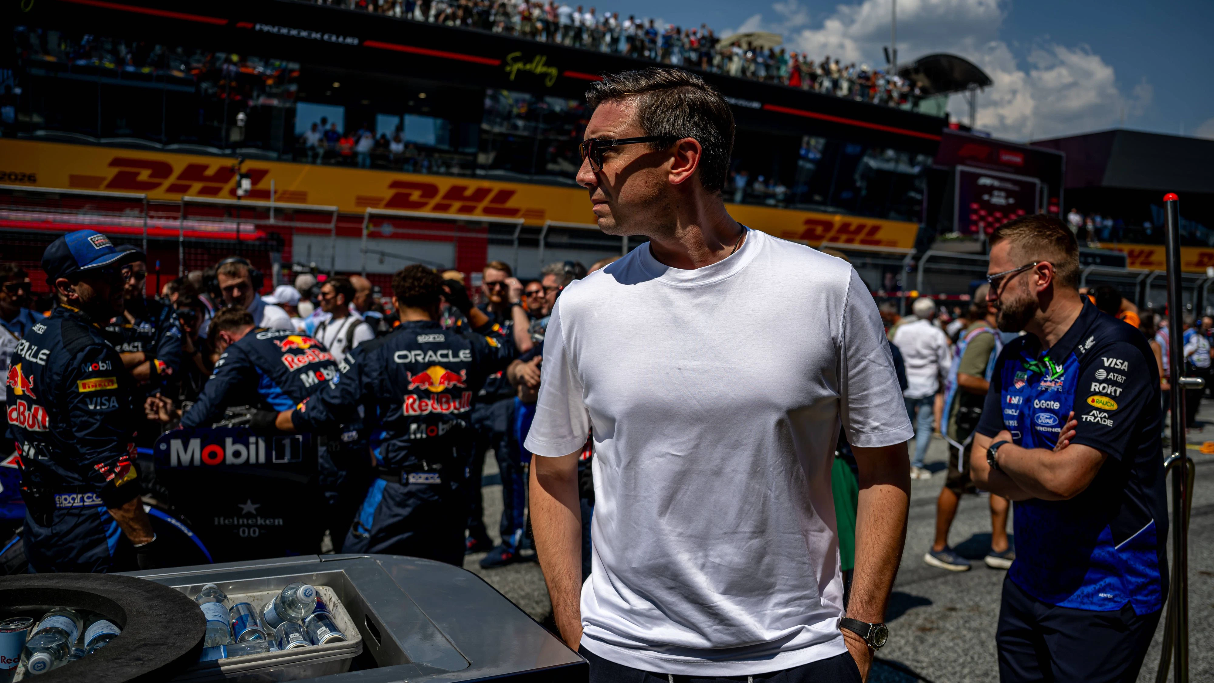 Mark Mateschitz beim Großen Preis von Österreich am Red Bull Ring.