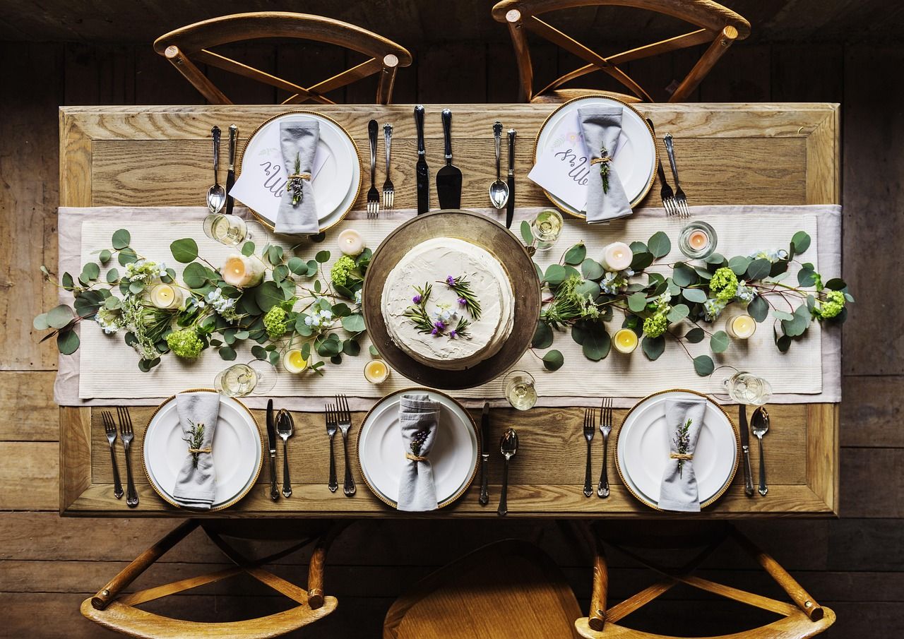 Elegantes Restaurantdinner