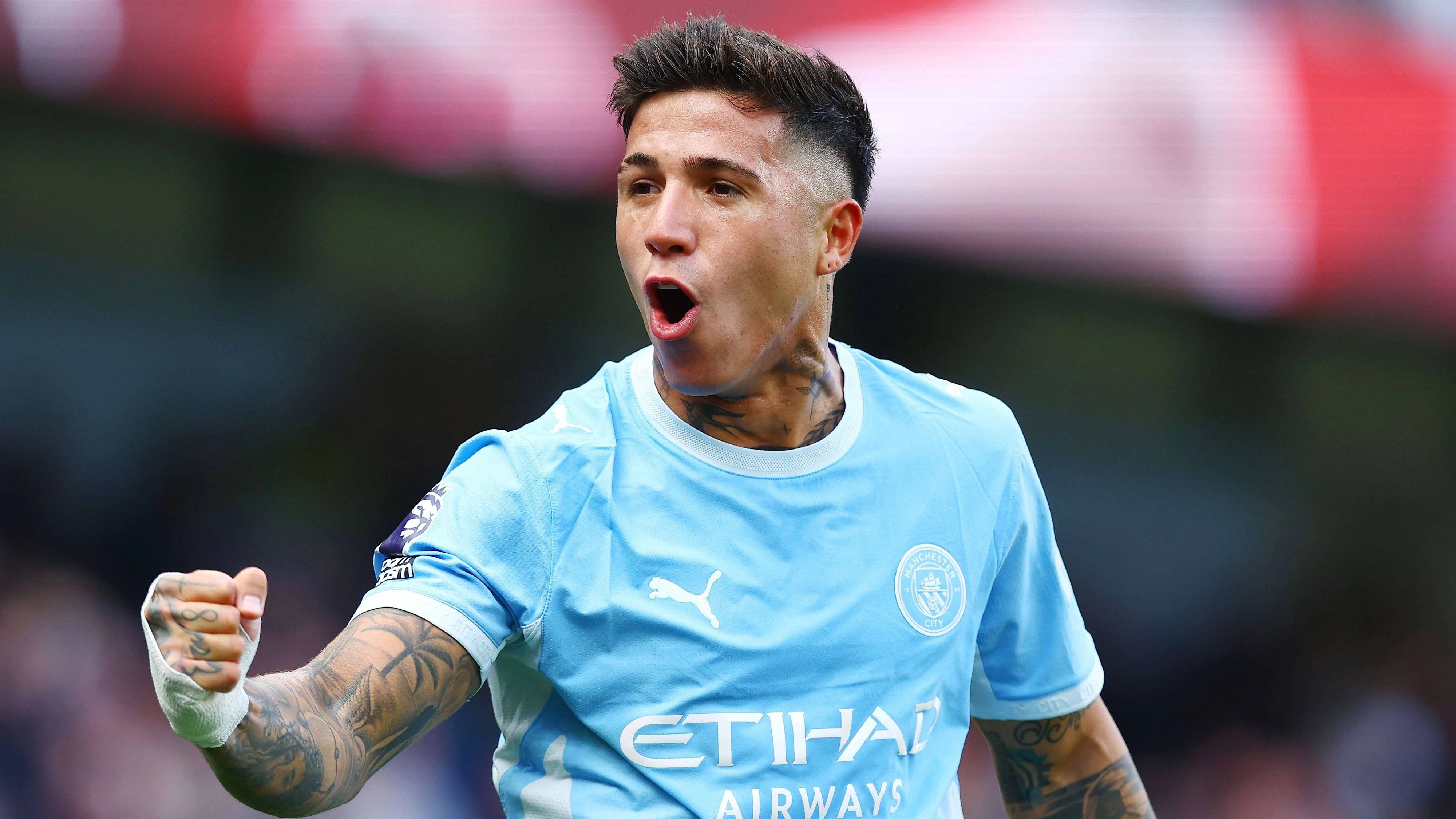 Manchester City holte Star Enzo Fernandez in diesem Sommer. 