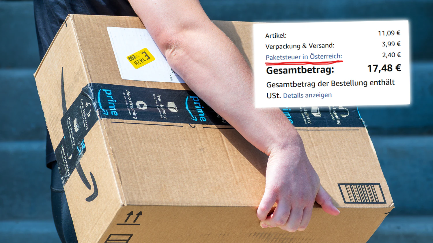 Bei 16 Shops werden jetzt 2,40 Euro Paketsteuer fällig. 