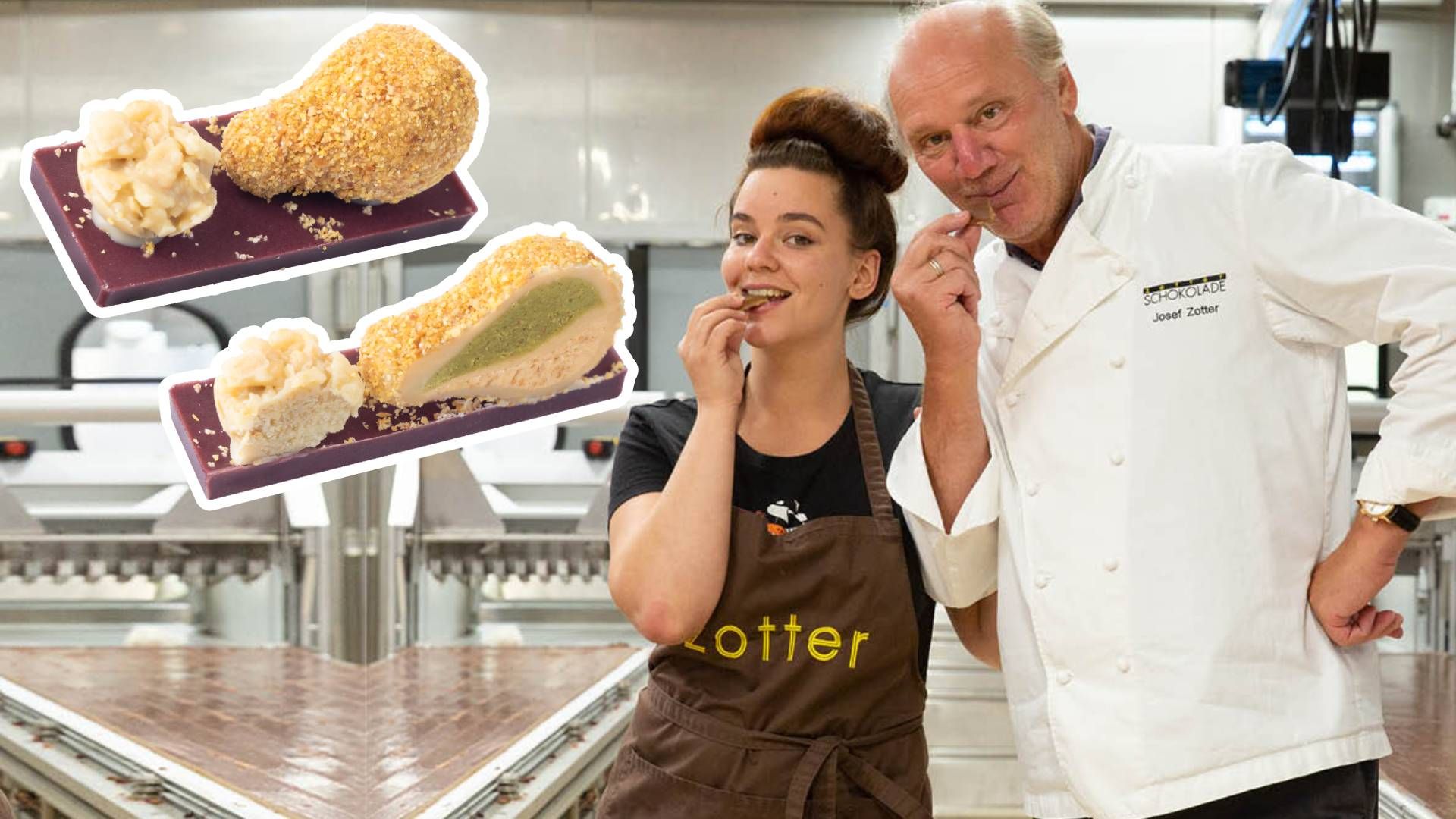 Die Familie Zotter überrascht mit ihrer neuen Backhendl-Praline.