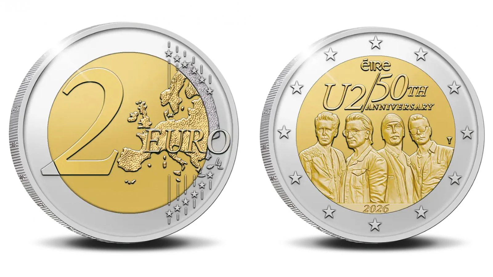Eine neue 2-Euro-Münze sorgt für einen Sammler-Run. Die U2-Ausgabe war sofort ausverkauft und wird für Hunderte Euro gehandelt.