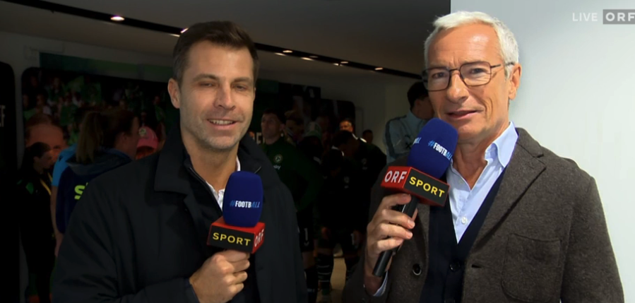 Andreas Ivanschitz und Moderator Rainer Pariasek.