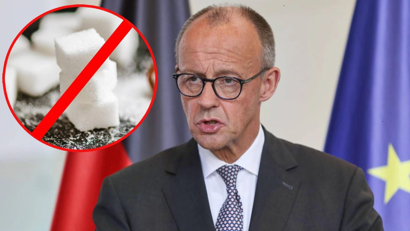 Das deutsche Bundeskanzleramt stellt sich gegen die Zuckersteuer.