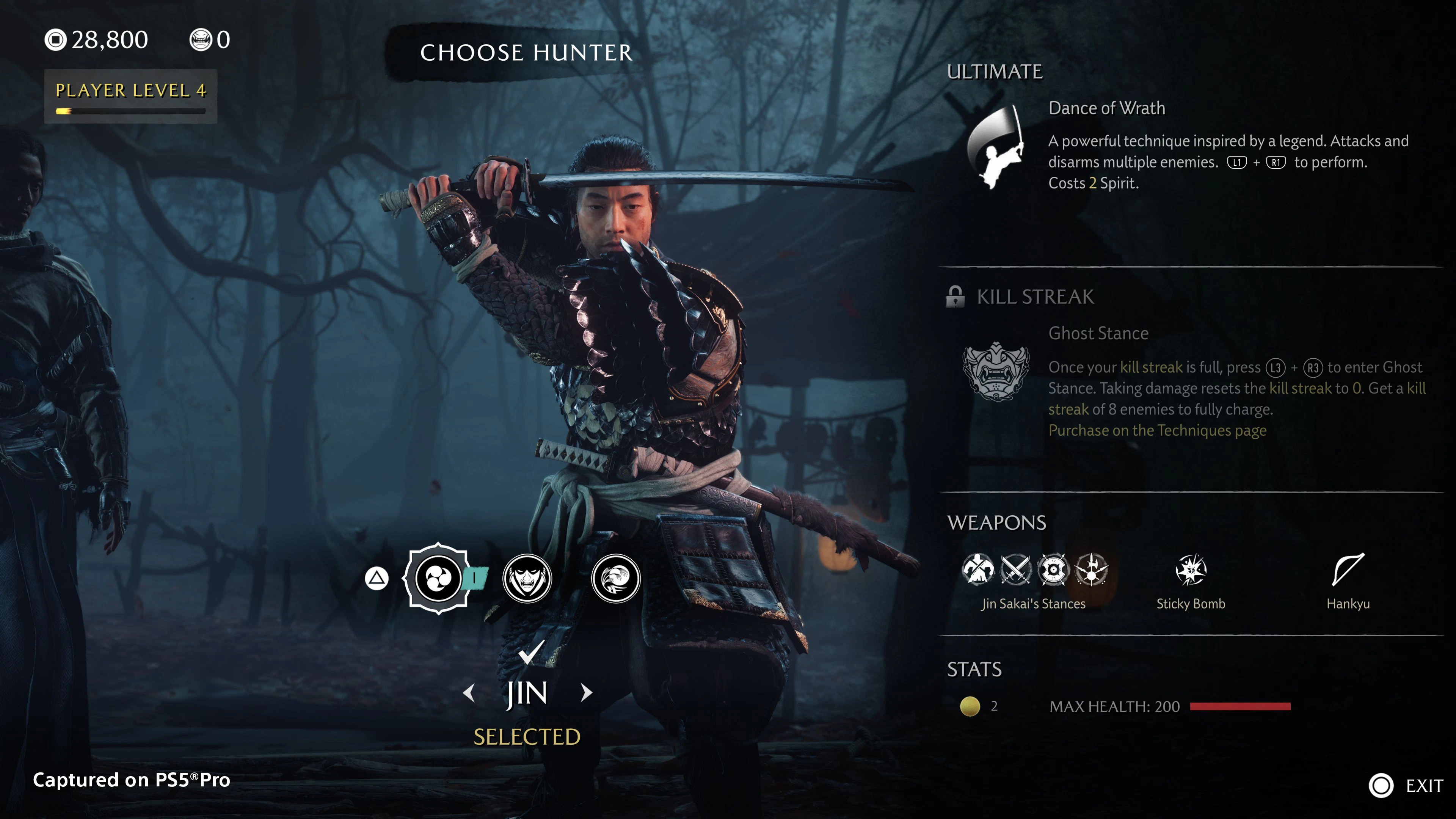 Jin bringt seinen bekannten Kampfstil aus "Ghost of Tsushima" in den neuen Modus.
