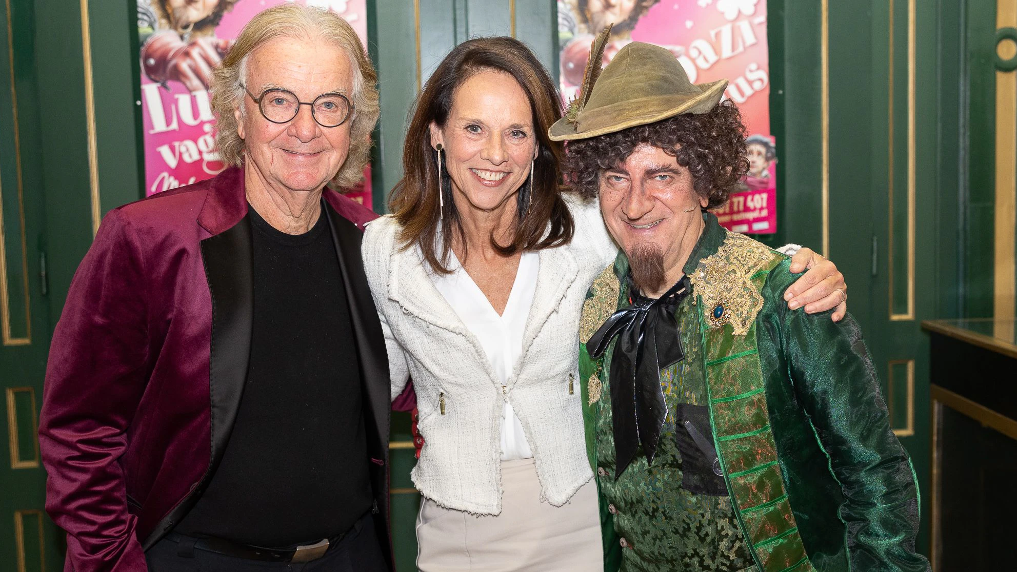 Peter Hofbauer, Vera Russwurm und Andy Lee Lang als Lumpazivagabundus  Wiener Metropol Premiere LUMPAZIVAGABUNDUS am 1. Oktober 2026
