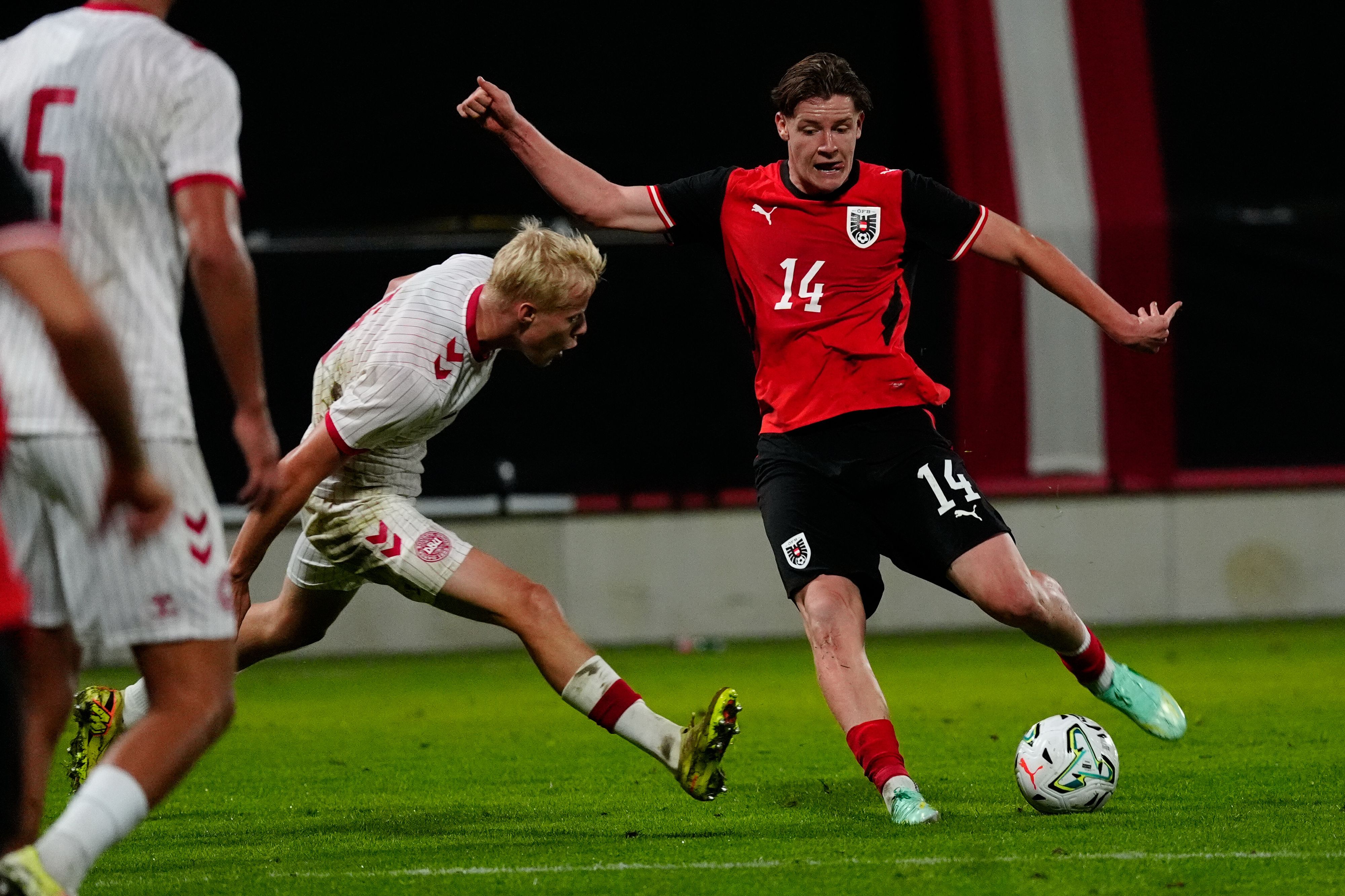 Luca Weinhandl im ÖFB-Einsatz.