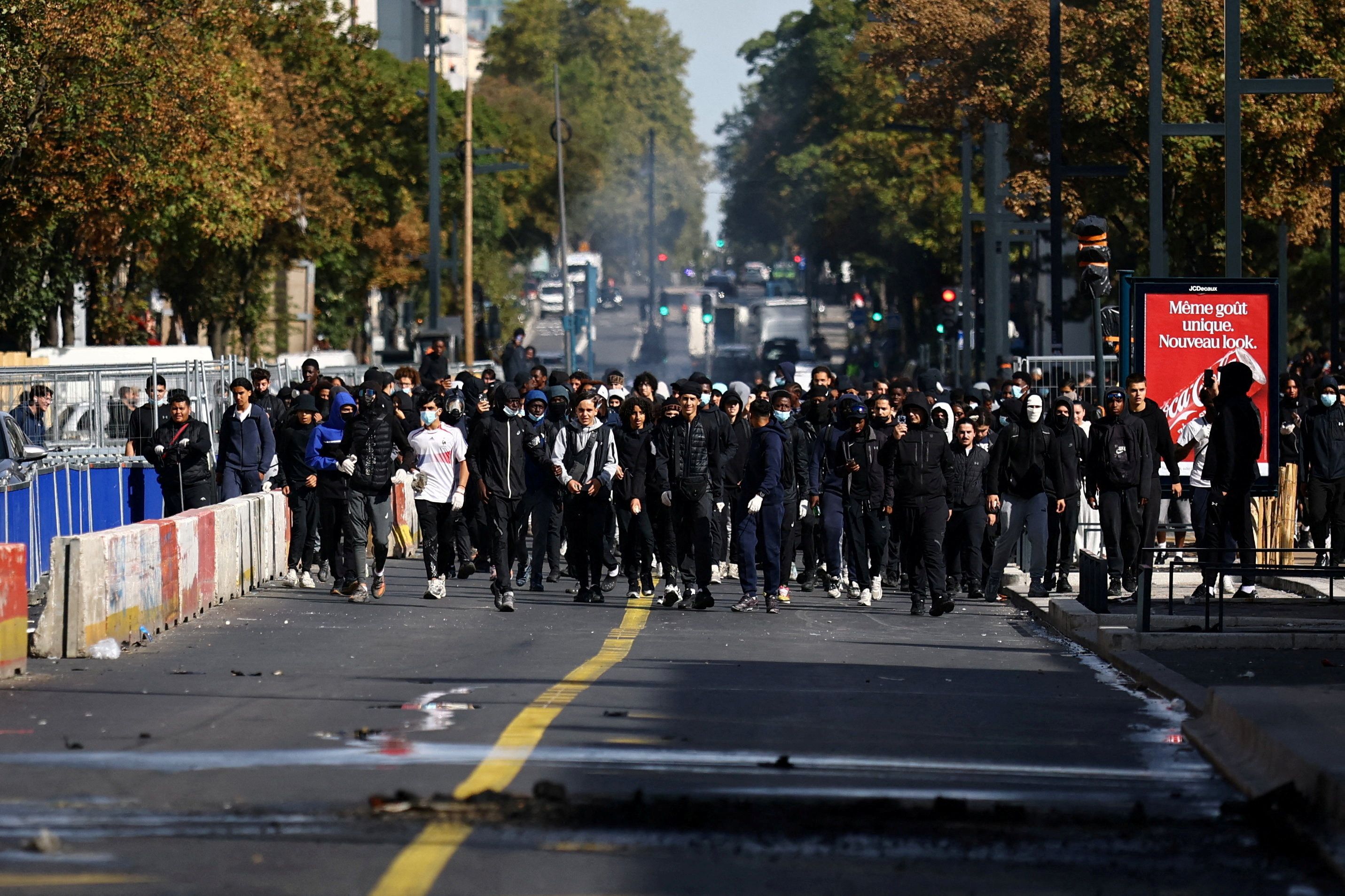 Frankreich erlebt seit Tagen massive Schülerproteste.