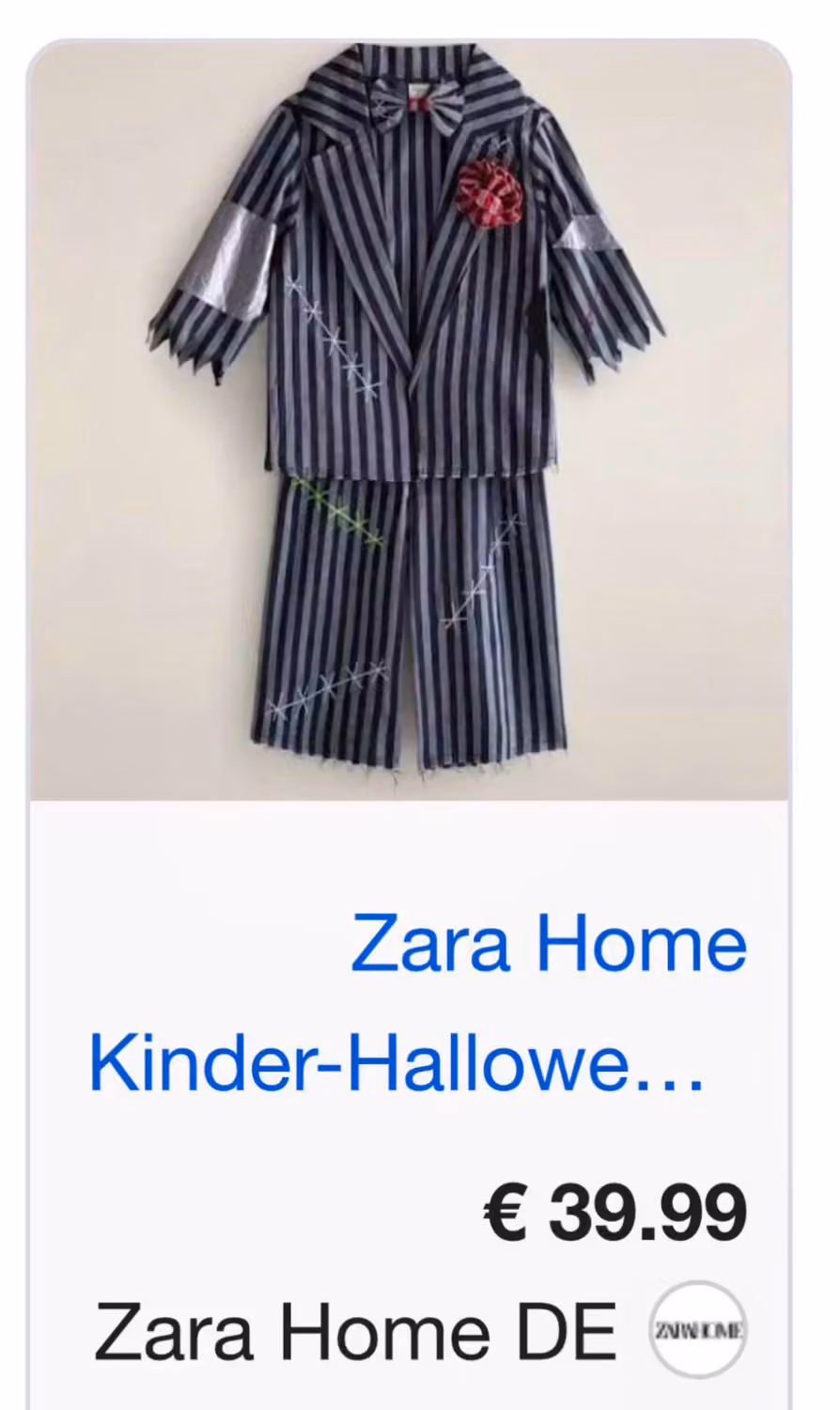Kritiker sehen in dem Design starke Parallelen zur Kleidung von KZ-Häftlingen aus der Zeit des Nationalsozialismus.